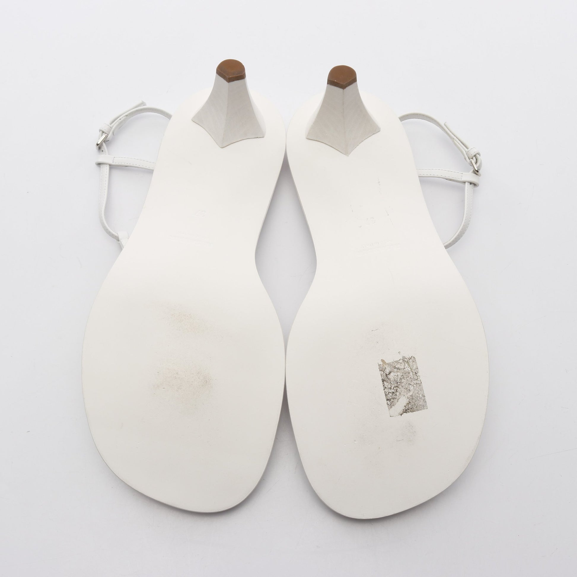 ストラップ サンダル レザー ホワイト ジルサンダー シューズ JIL SANDER