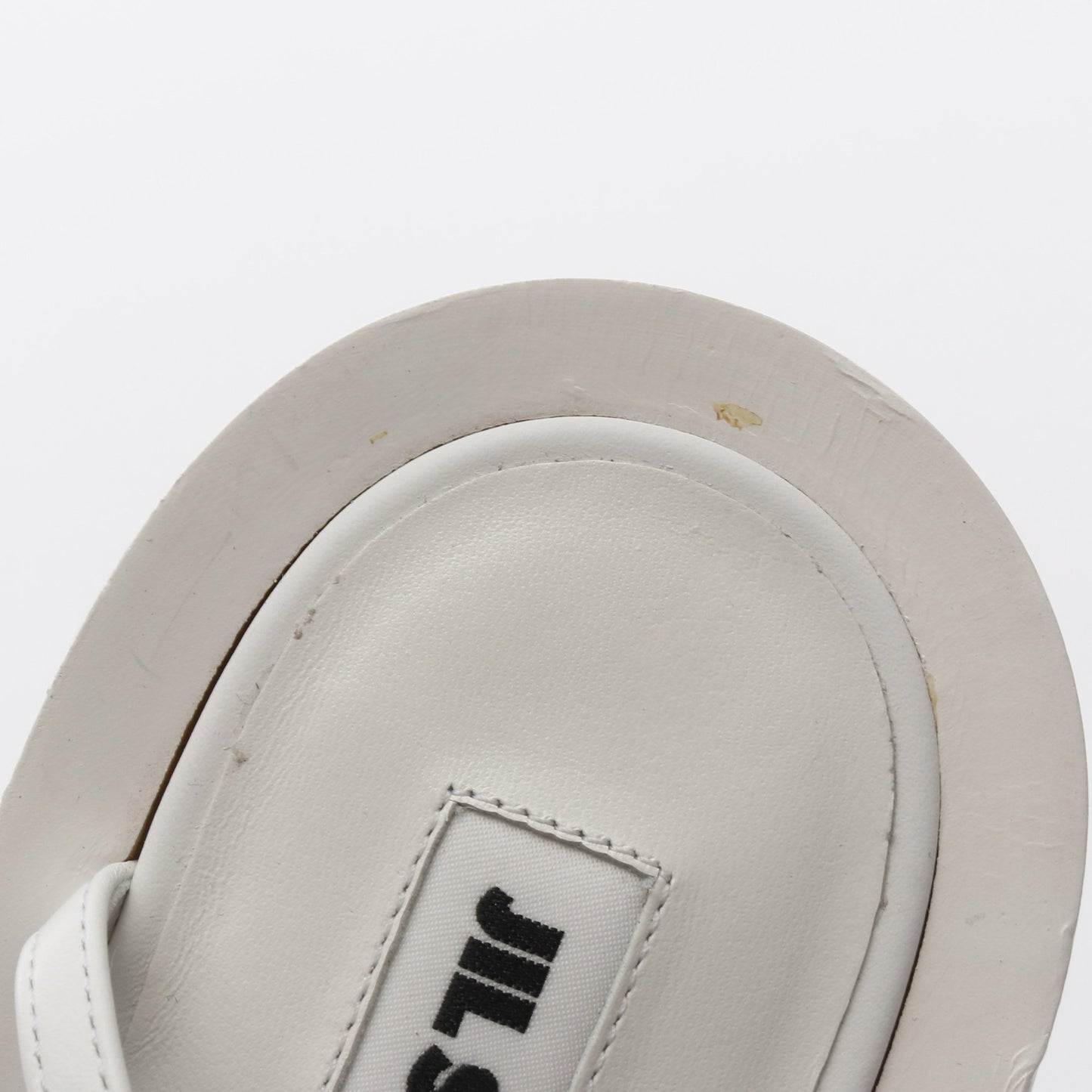 ストラップ サンダル レザー ホワイト ジルサンダー シューズ JIL SANDER