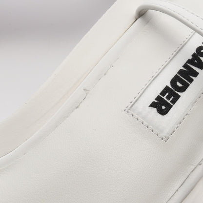 ストラップ サンダル レザー ホワイト ジルサンダー シューズ JIL SANDER