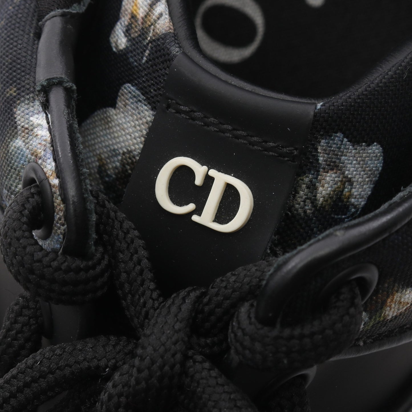 B17 ローカットスニーカー ファブリック ブラック マルチカラー ディオールオム シューズ Dior HOMME