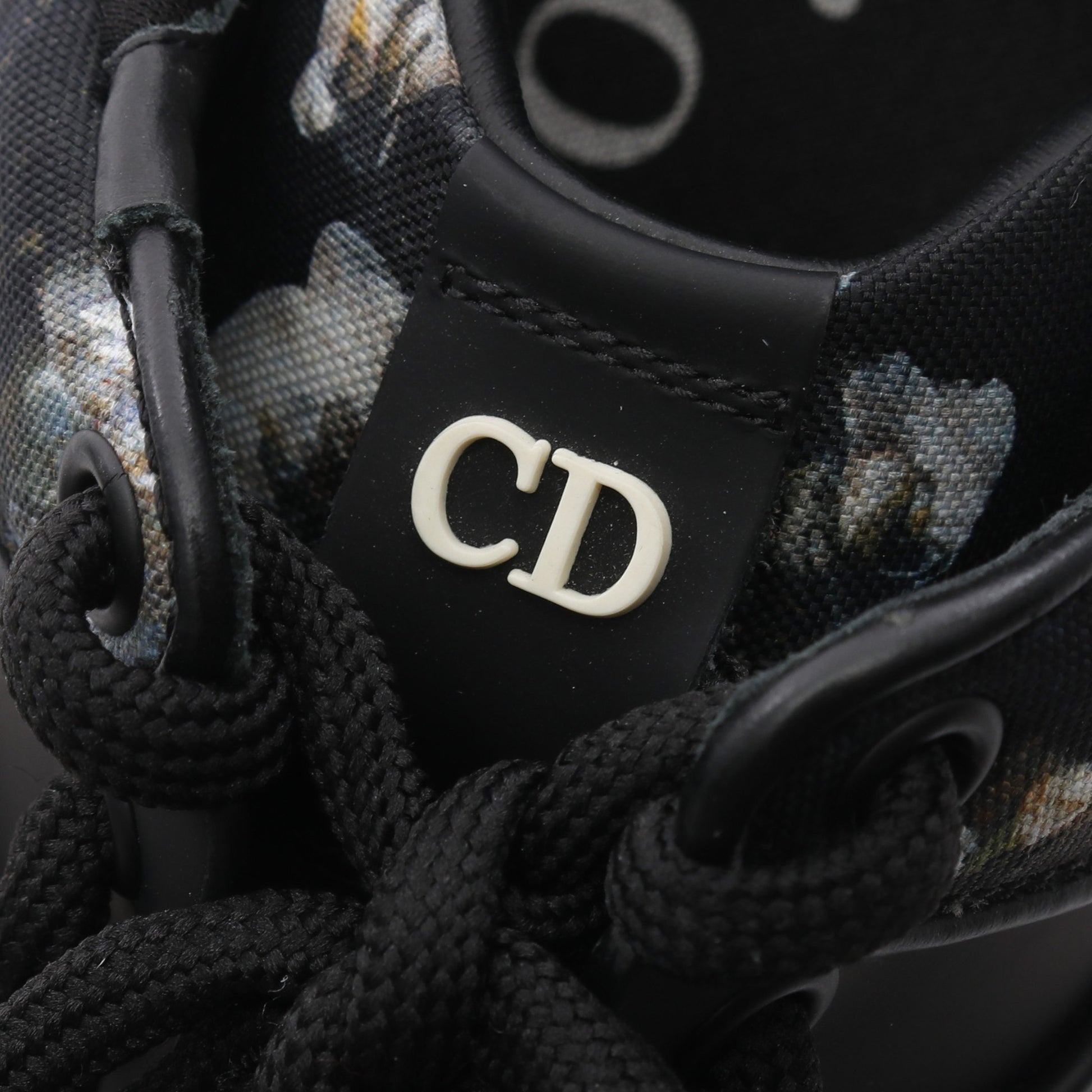 B17 ローカットスニーカー ファブリック ブラック マルチカラー ディオールオム シューズ Dior HOMME