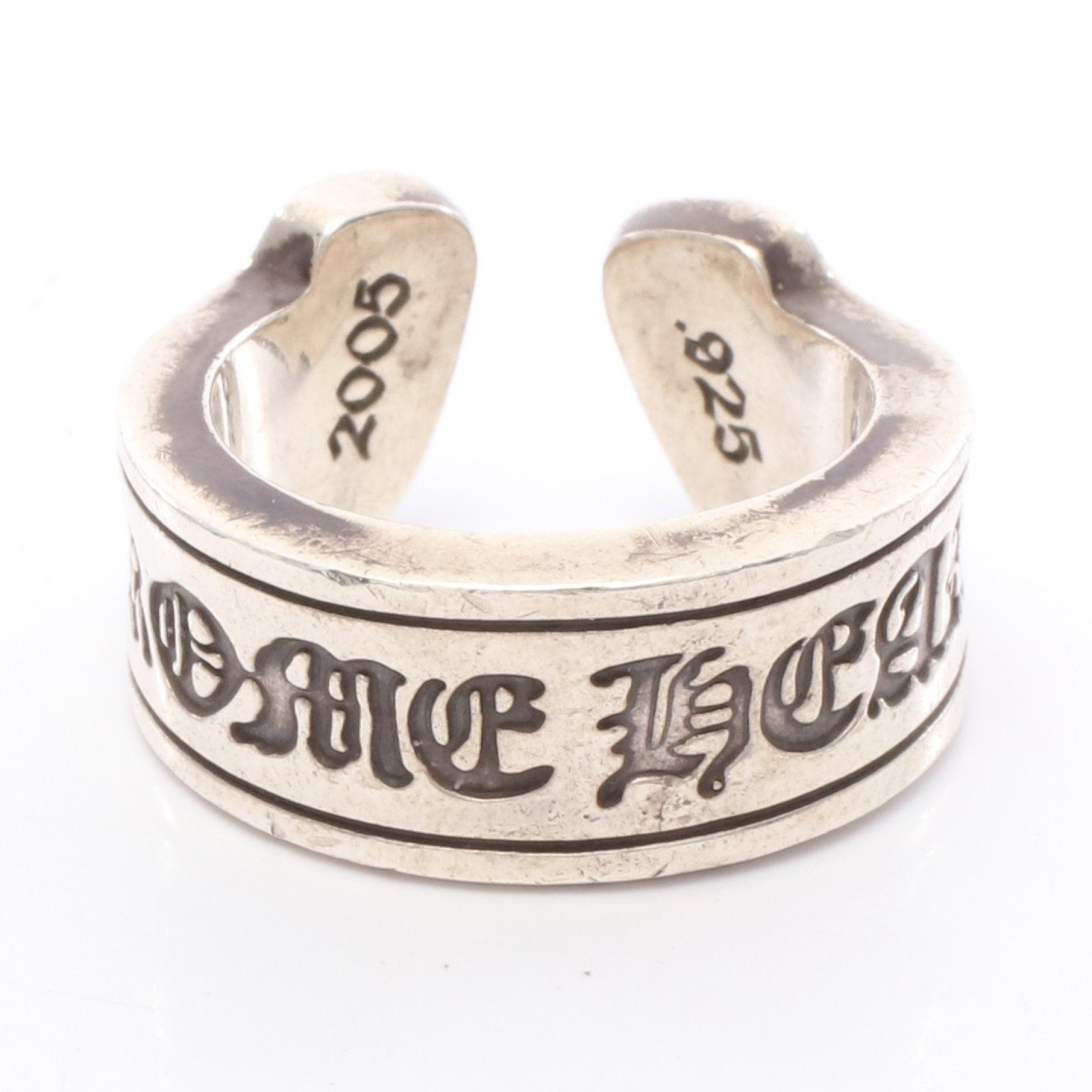 クロムハーツ ラージ スクロールラベル リング シルバー SV925 約17号 楽天市場】【中古】 CHROME HEARTS クロムハーツ スクロールラベル