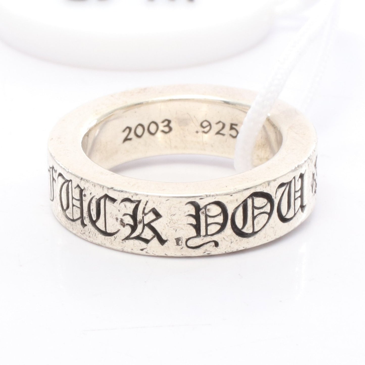 スペーサーリング FUCK YOU リング 指輪 SV925 シルバー クロムハーツ アクセサリー Chrome Hearts
