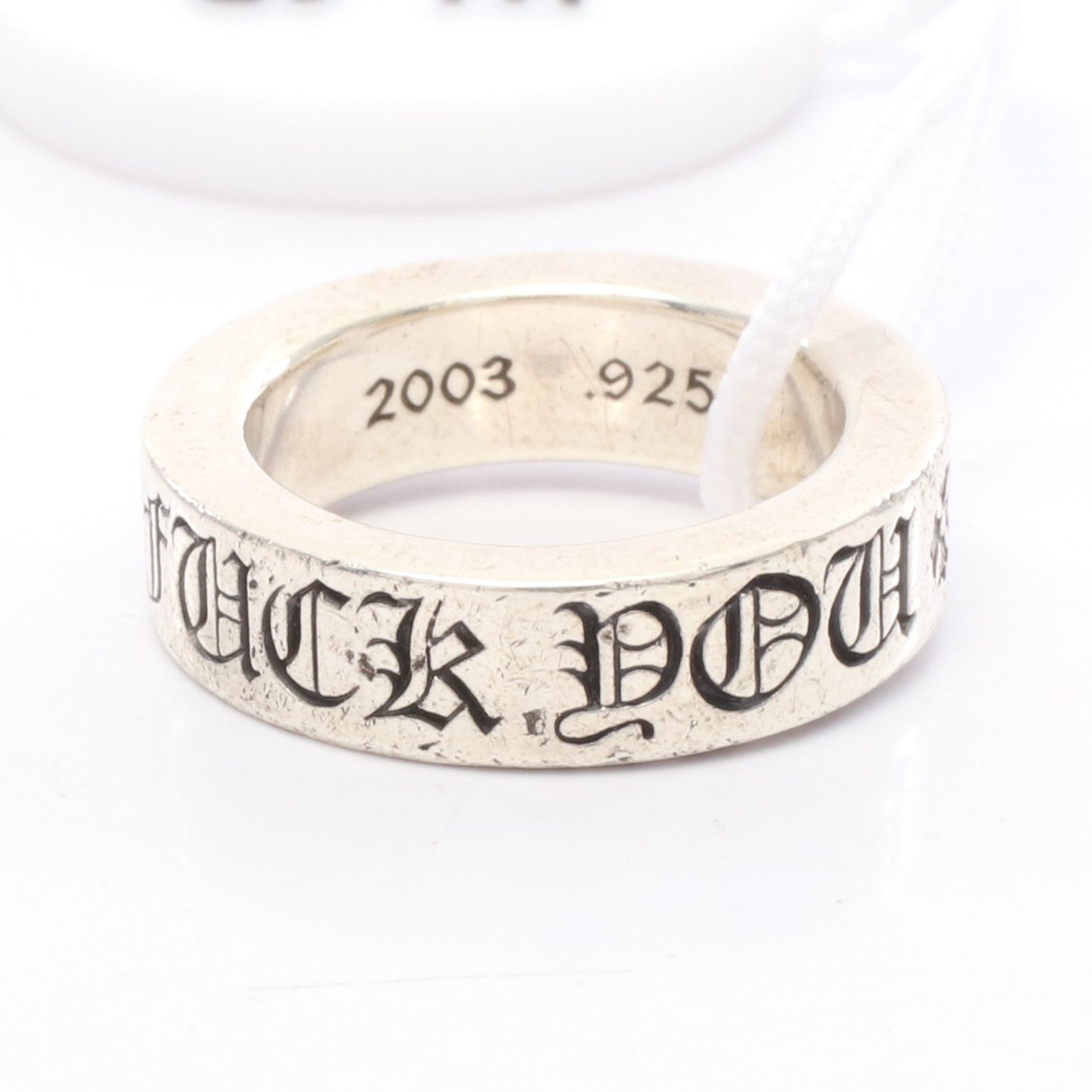 スペーサーリング FUCK YOU リング 指輪 SV925 シルバー クロムハーツ アクセサリー Chrome Hearts