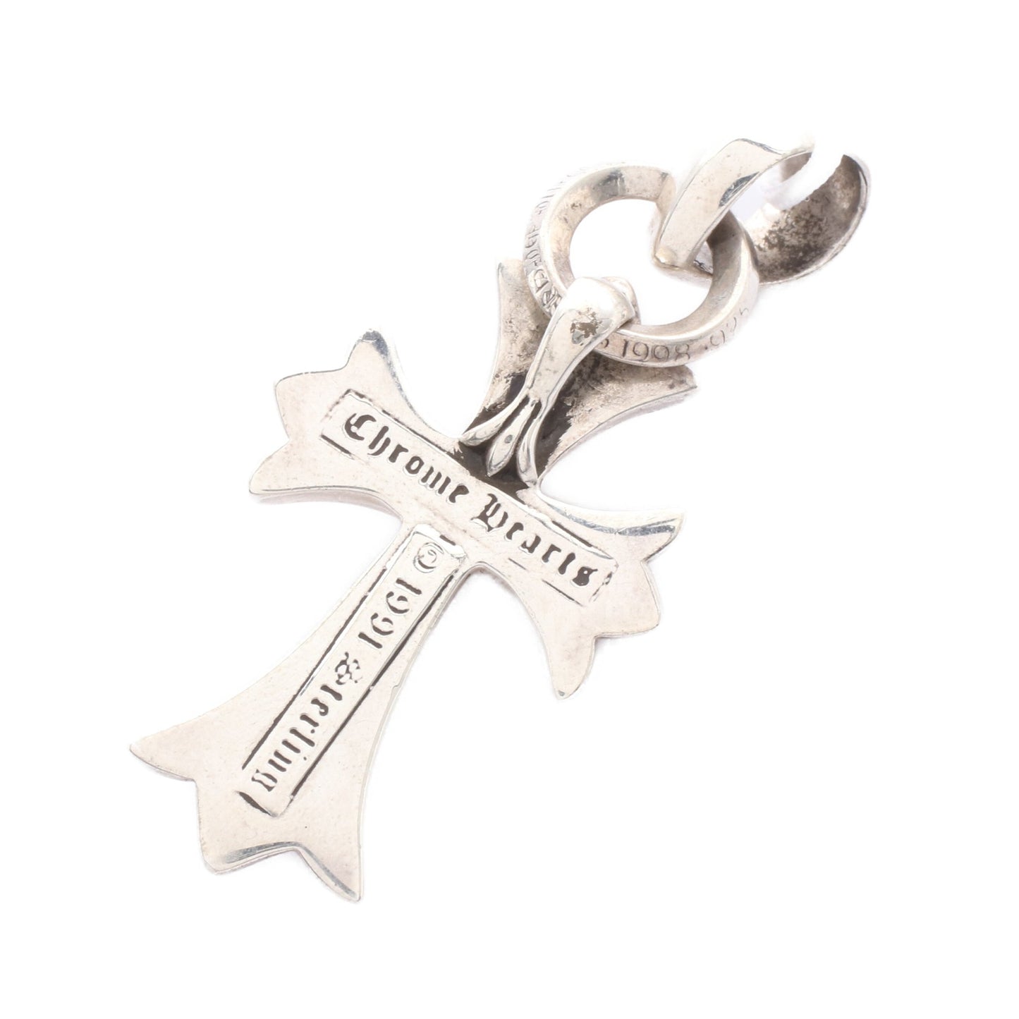 スモールCHクロスWベイル ペンダントトップ SV925 シルバー クロムハーツ アクセサリー Chrome Hearts