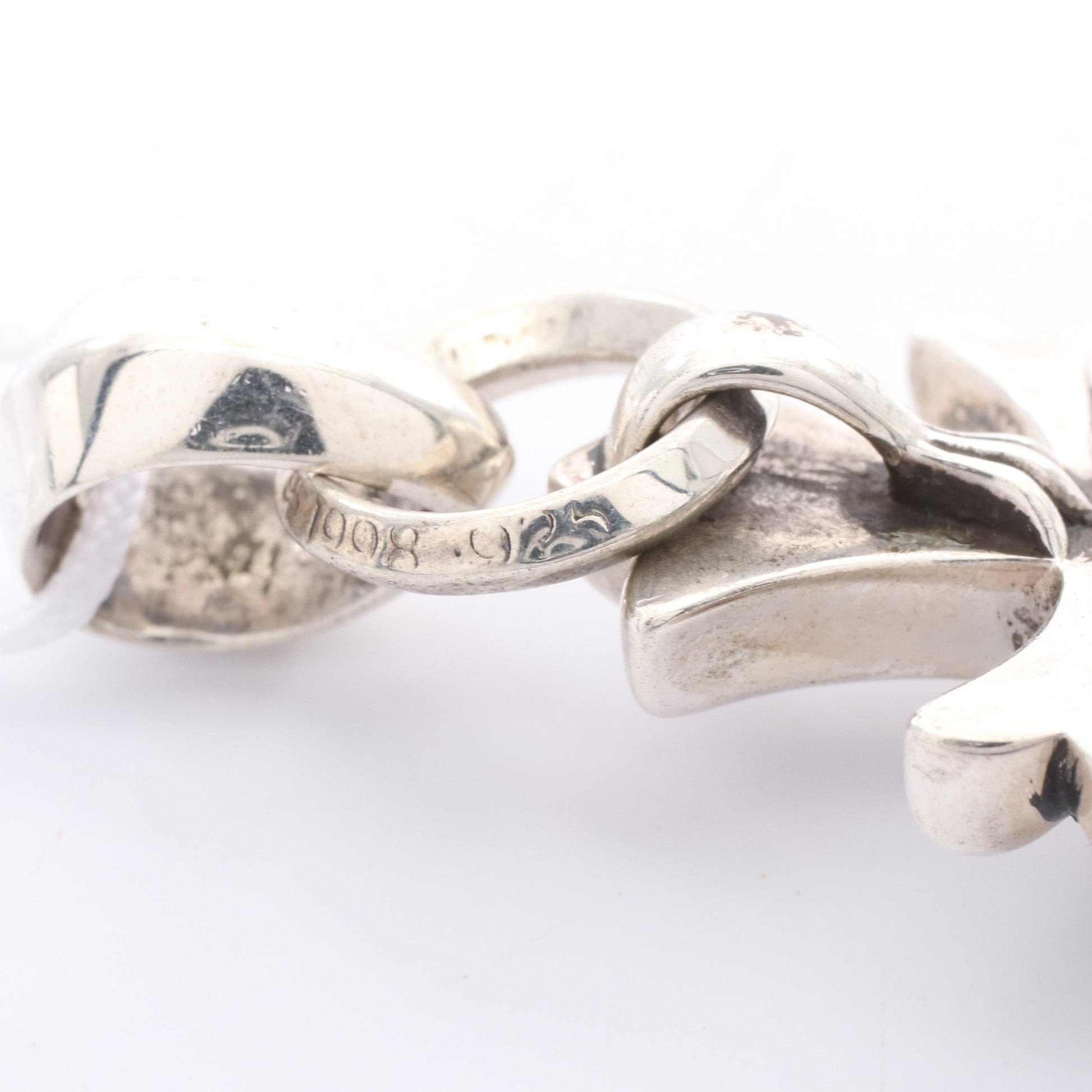 スモールCHクロスWベイル ペンダントトップ SV925 シルバー クロムハーツ アクセサリー Chrome Hearts