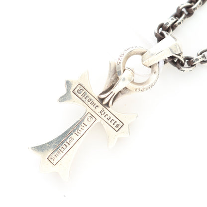 クロスペンダント スモール with ベイル＆ペーパーチェーンネックレス ネックレス SV925 シルバー クロムハーツ アクセサリー Chrome Hearts