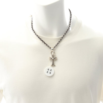 クロスペンダント スモール with ベイル＆ペーパーチェーンネックレス ネックレス SV925 シルバー クロムハーツ アクセサリー Chrome Hearts