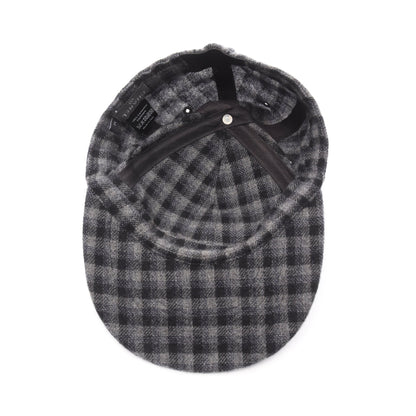 ココマーク チェック キャップ カシミヤ ブラック グレー シャネル 財布・小物 CHANEL