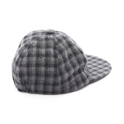 ココマーク チェック キャップ カシミヤ ブラック グレー シャネル 財布・小物 CHANEL