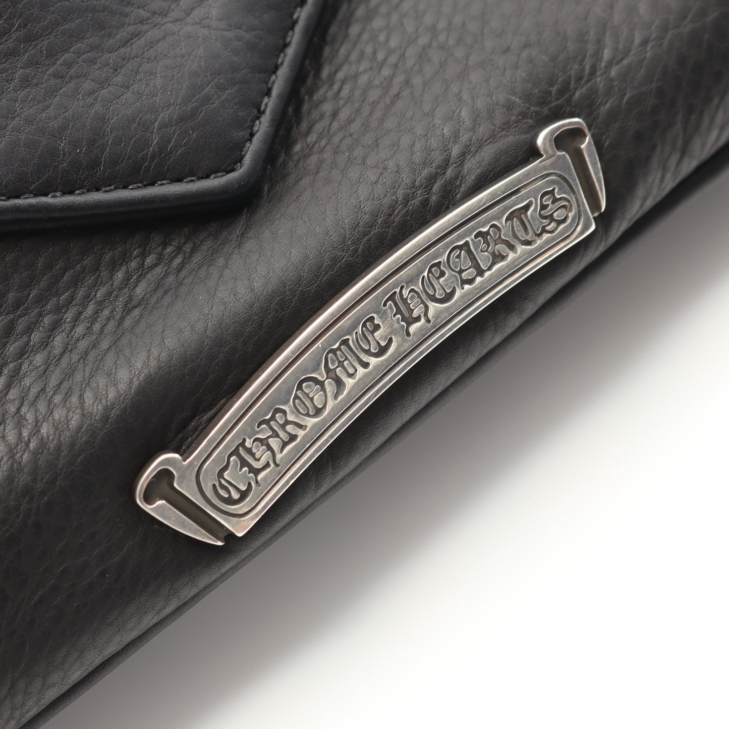 ラージ ダガー クロスボール チェーンショルダーバッグ レザー ブラック クロムハーツ バッグ Chrome Hearts