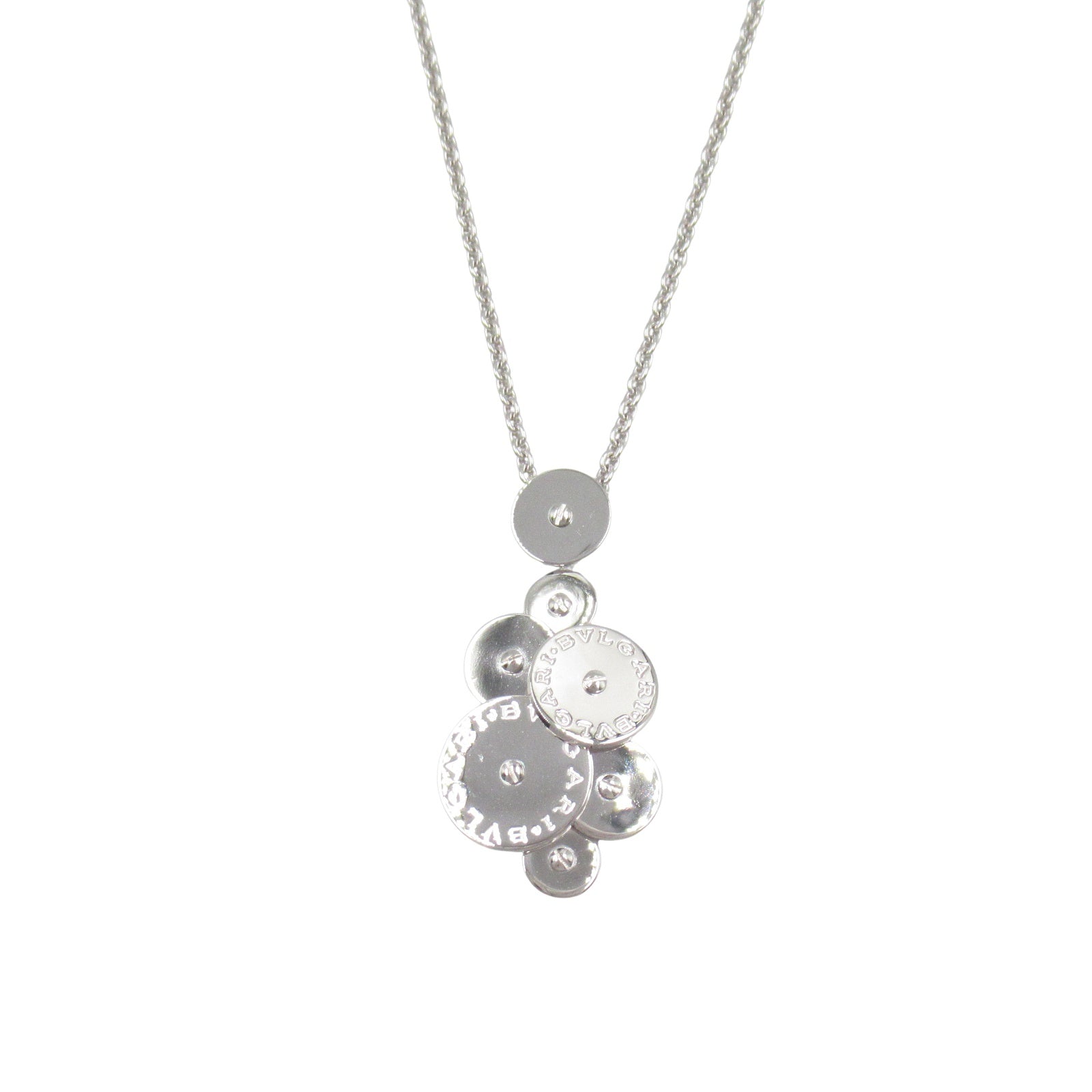 チクラディ ネックレス ネックレス K18WG（ホワイトゴールド） シルバー ブルガリ アクセサリー BVLGARI