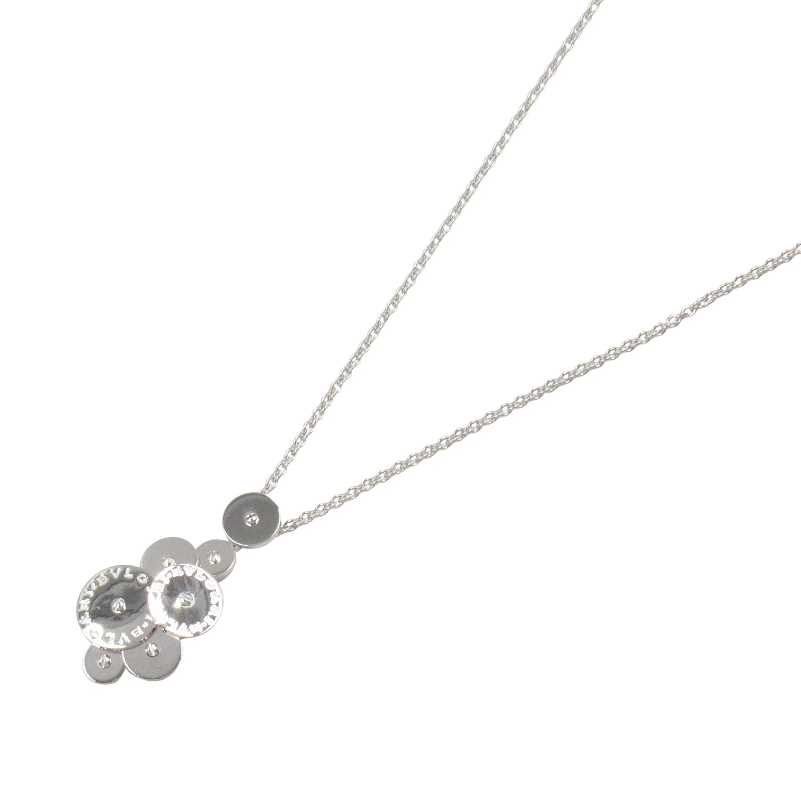 チクラディ ネックレス ネックレス K18WG（ホワイトゴールド） シルバー ブルガリ アクセサリー BVLGARI