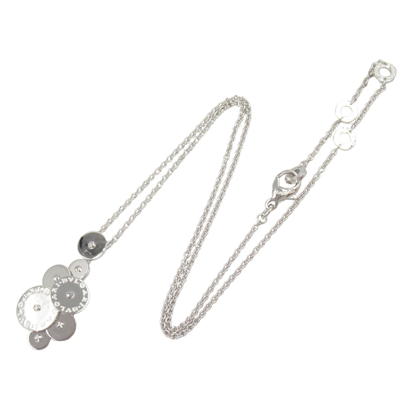 チクラディ ネックレス ネックレス K18WG（ホワイトゴールド） シルバー ブルガリ アクセサリー BVLGARI