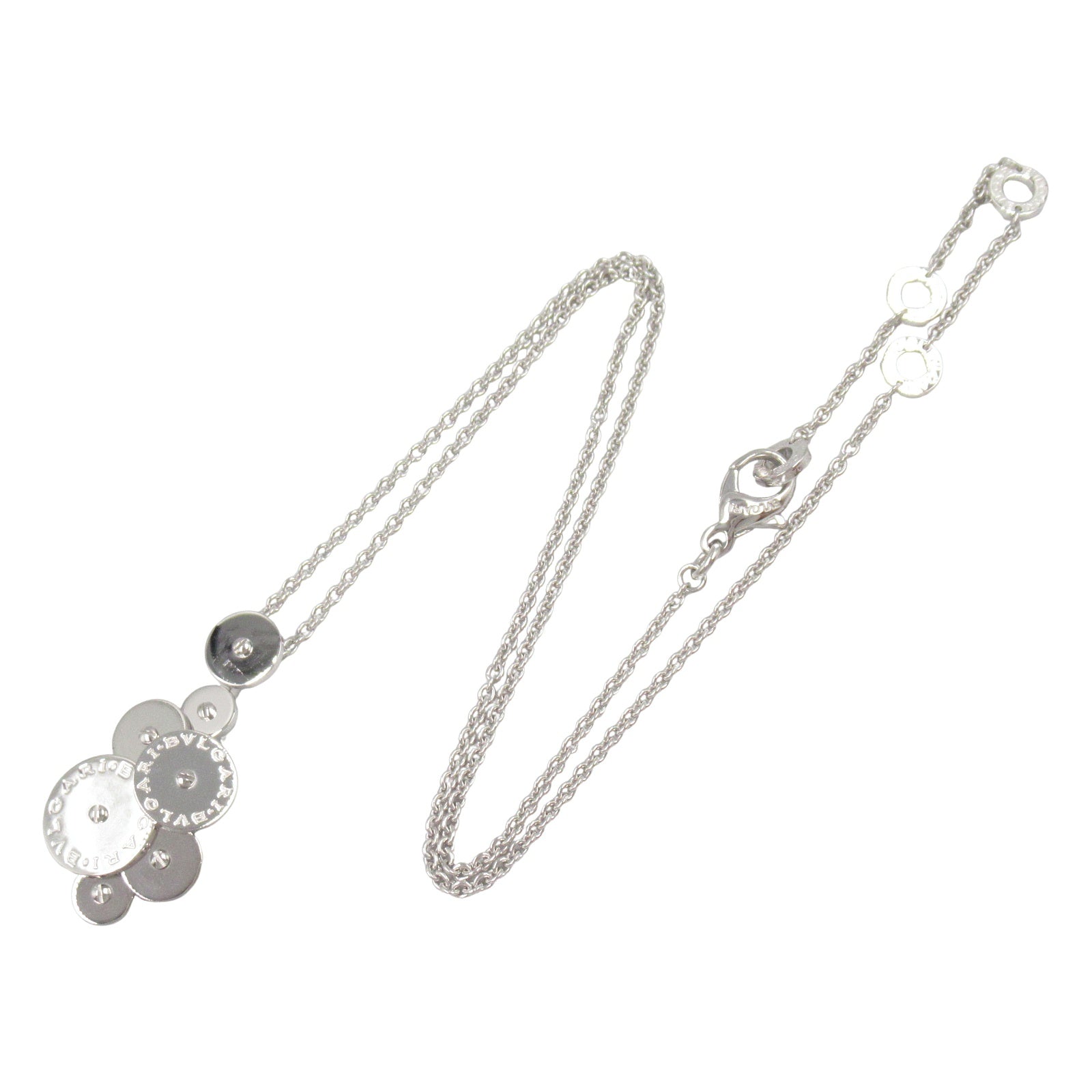 チクラディ ネックレス ネックレス K18WG（ホワイトゴールド） シルバー ブルガリ アクセサリー BVLGARI