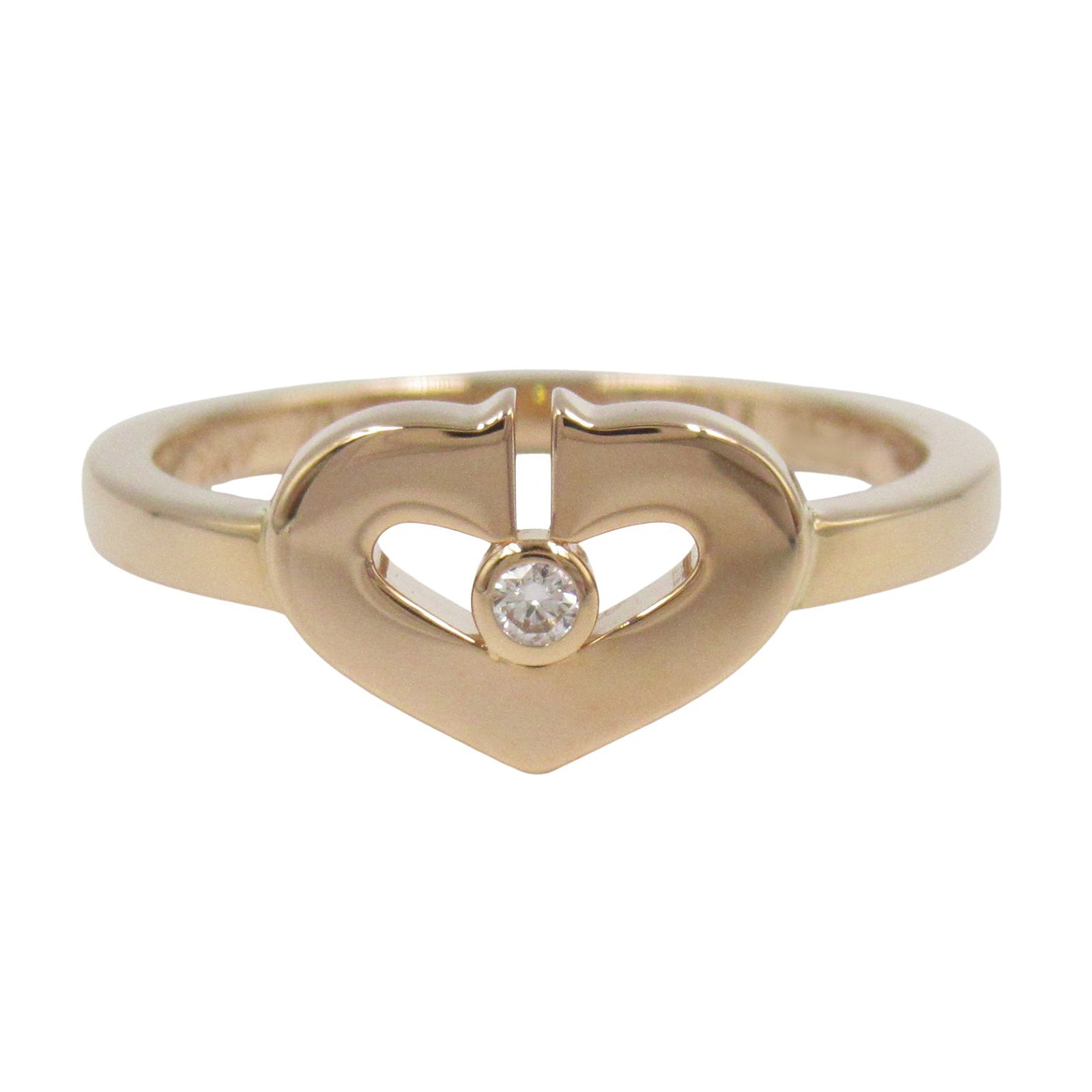 カルティエ Cartier cハートリング k18PG カルティエ CARTIER Cハート