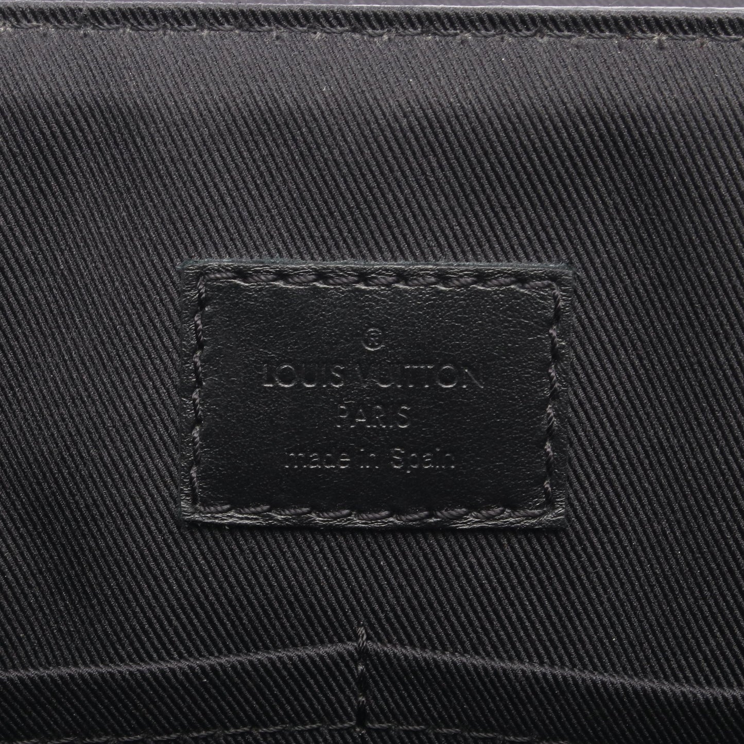 ソミュール メッセンジャー モノグラムエクリプス ショルダーバッグ PVC レザー ブラック ルイヴィトン バッグ LOUIS VUITTON