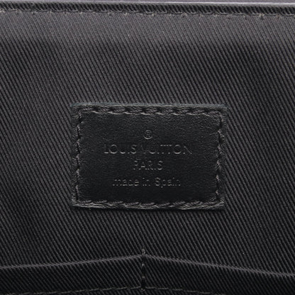 ソミュール メッセンジャー モノグラムエクリプス ショルダーバッグ PVC レザー ブラック ルイヴィトン バッグ LOUIS VUITTON