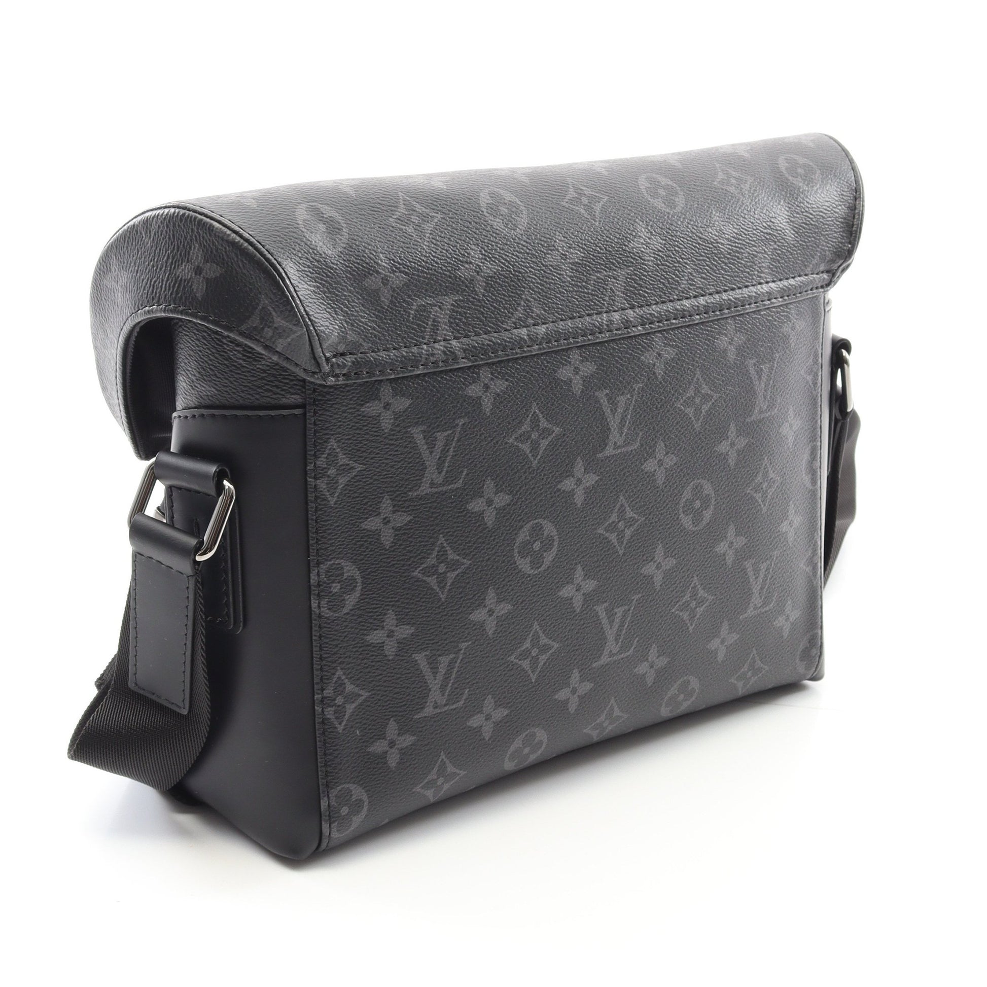 メッセンジャーヴォワヤージュPM モノグラムエクリプス ショルダーバッグ PVC レザー ブラック ルイヴィトン バッグ LOUIS VUITTON
