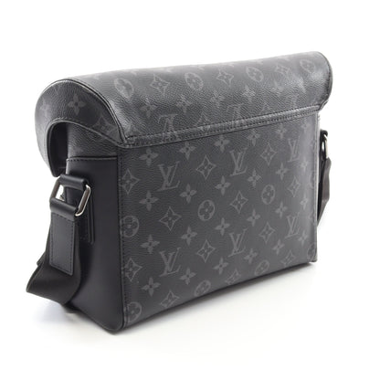 メッセンジャーヴォワヤージュPM モノグラムエクリプス ショルダーバッグ PVC レザー ブラック ルイヴィトン バッグ LOUIS VUITTON