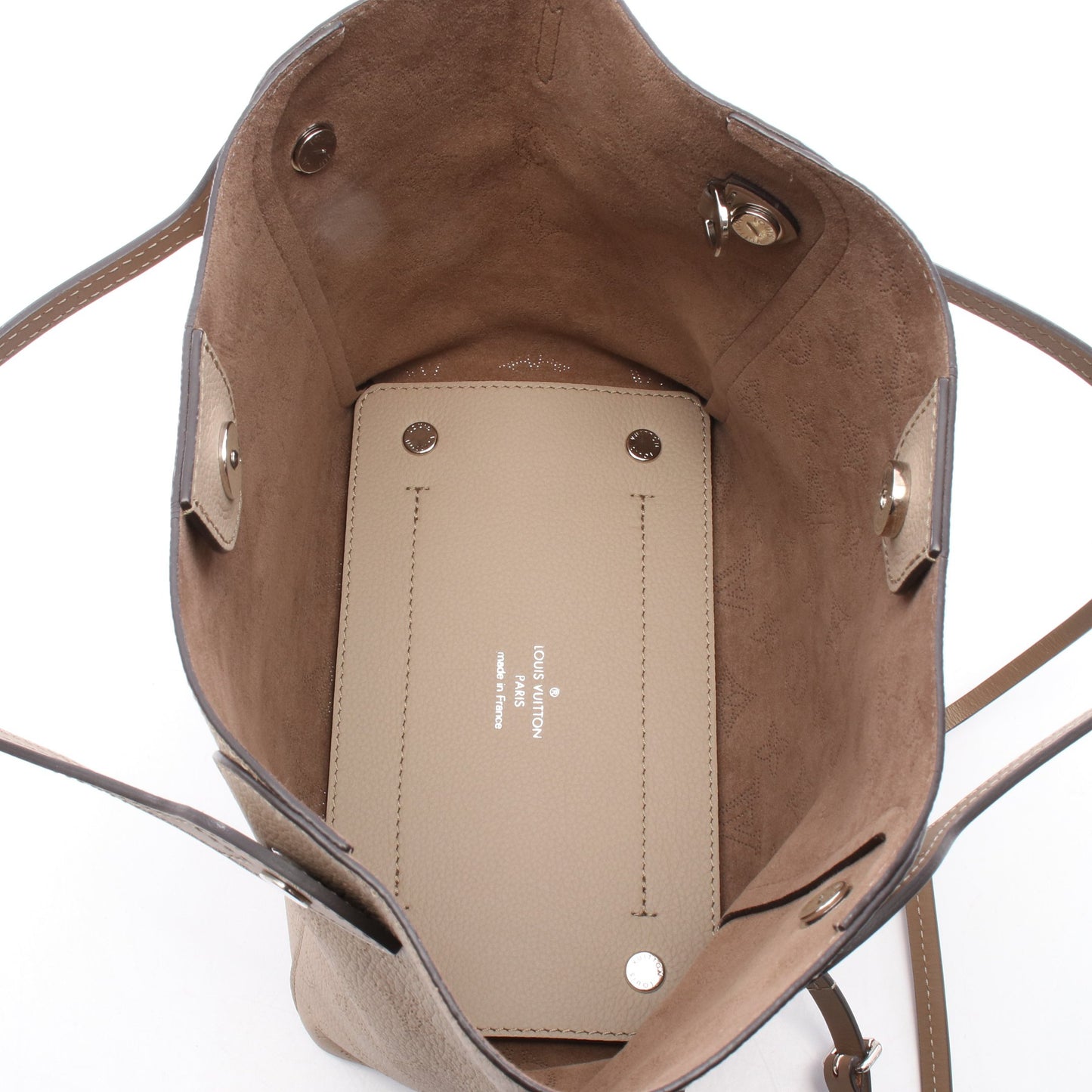 ヒナPM マヒナ ガレ ハンドバッグ レザー グレーベージュ 2WAY ルイヴィトン バッグ LOUIS VUITTON