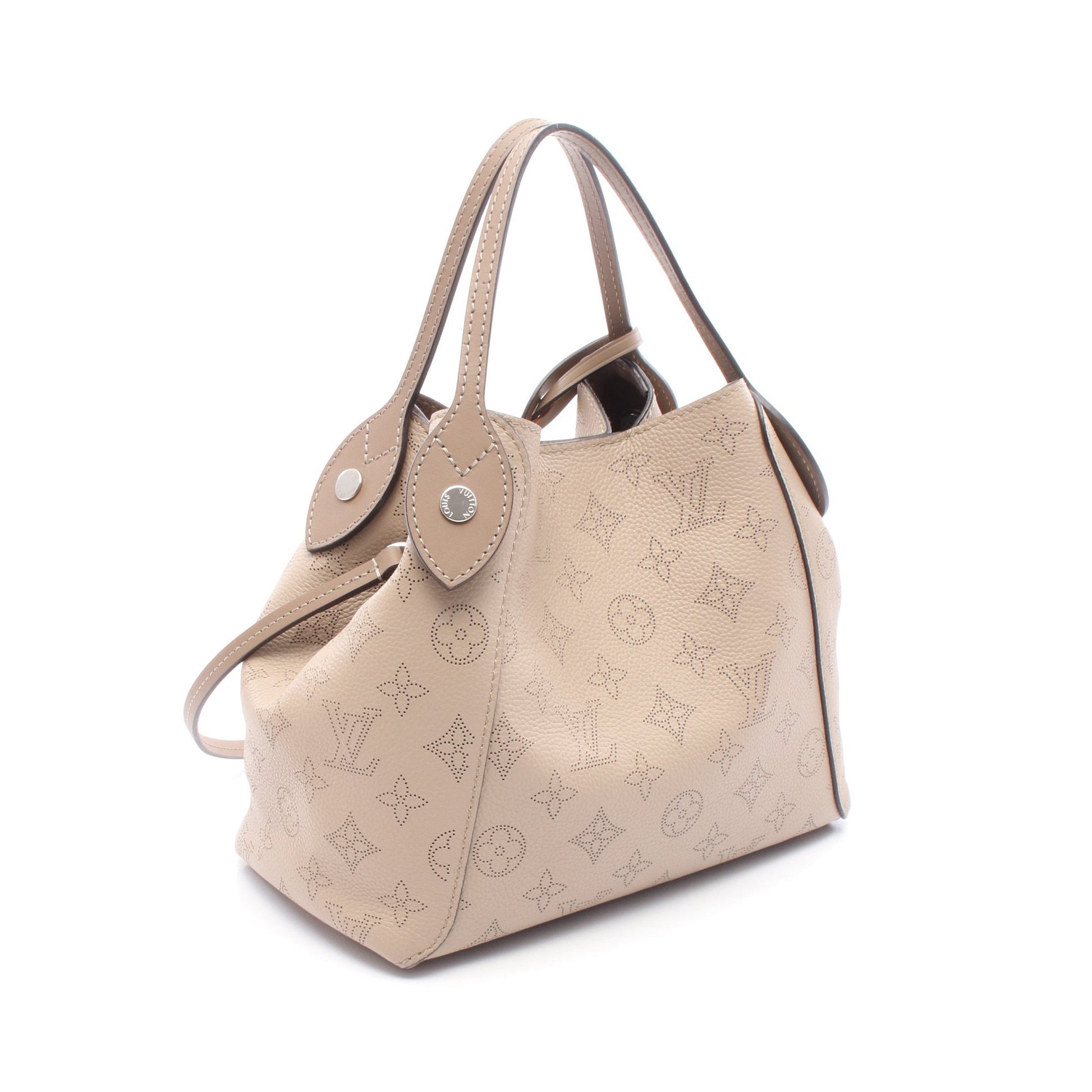 ヒナPM マヒナ ガレ ハンドバッグ レザー グレーベージュ 2WAY ルイヴィトン バッグ LOUIS VUITTON