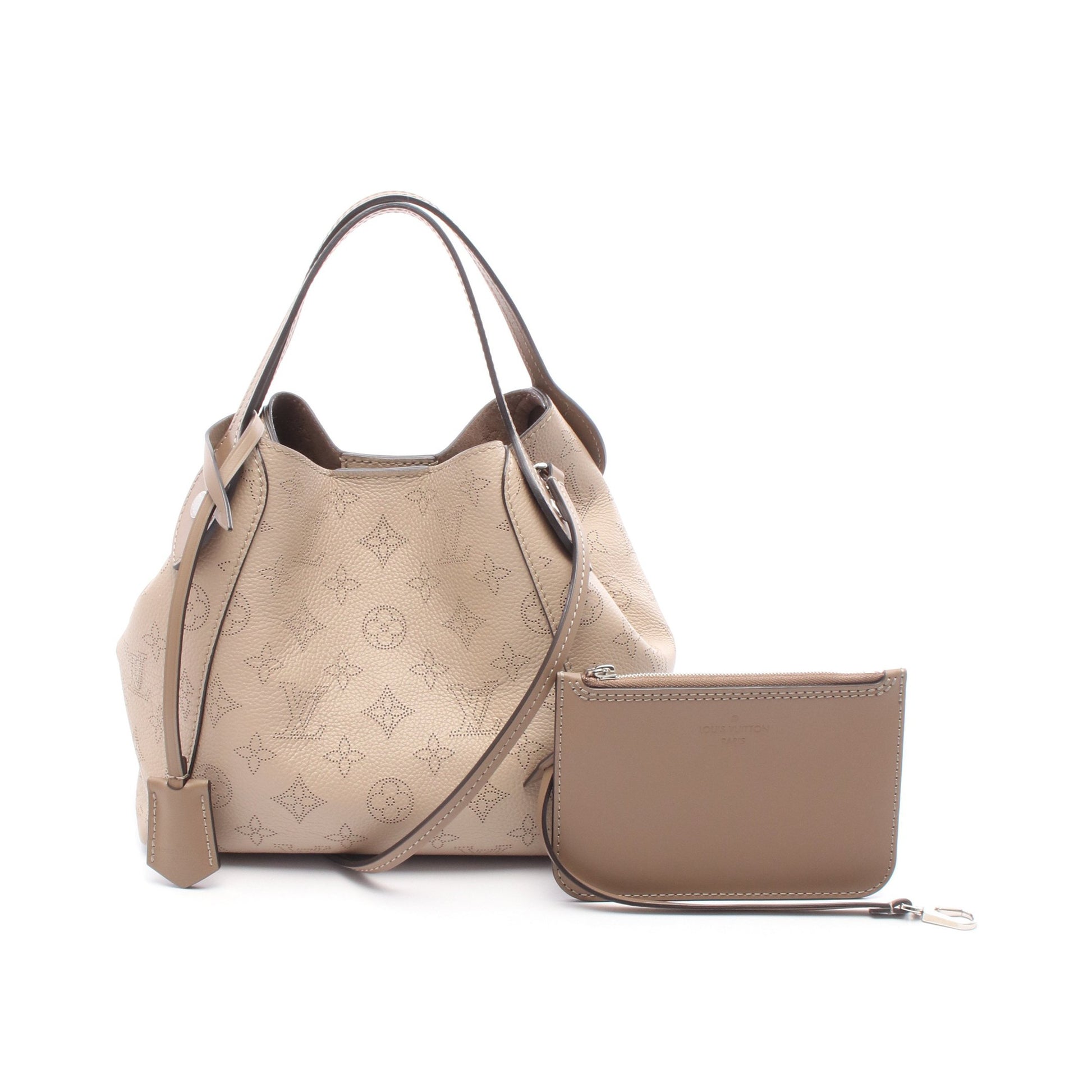 ヒナPM マヒナ ガレ ハンドバッグ レザー グレーベージュ 2WAY ルイヴィトン バッグ LOUIS VUITTON