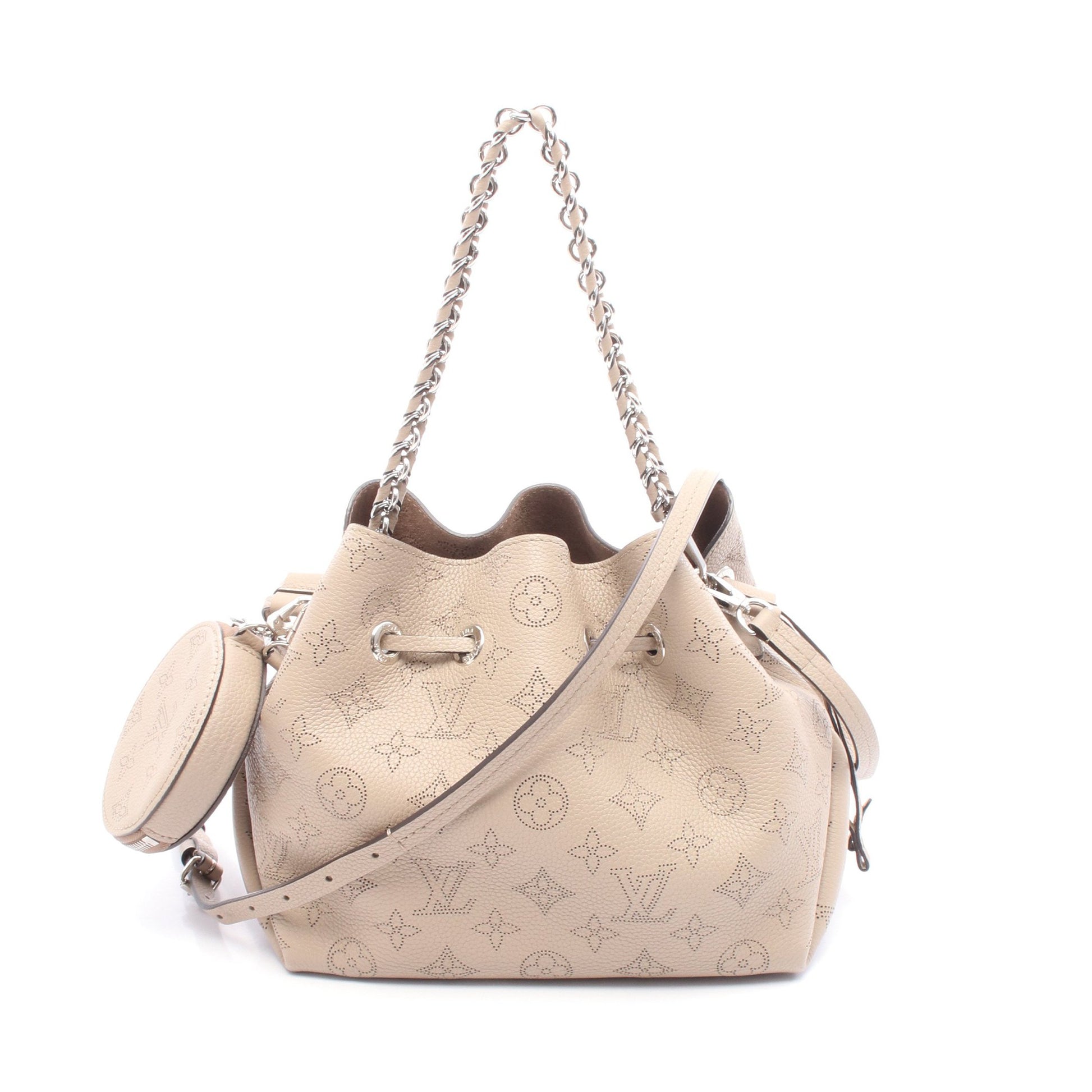 ベラ マヒナ ガレ チェーンハンドバッグ レザー グレーベージュ 2WAY ルイヴィトン バッグ LOUIS VUITTON
