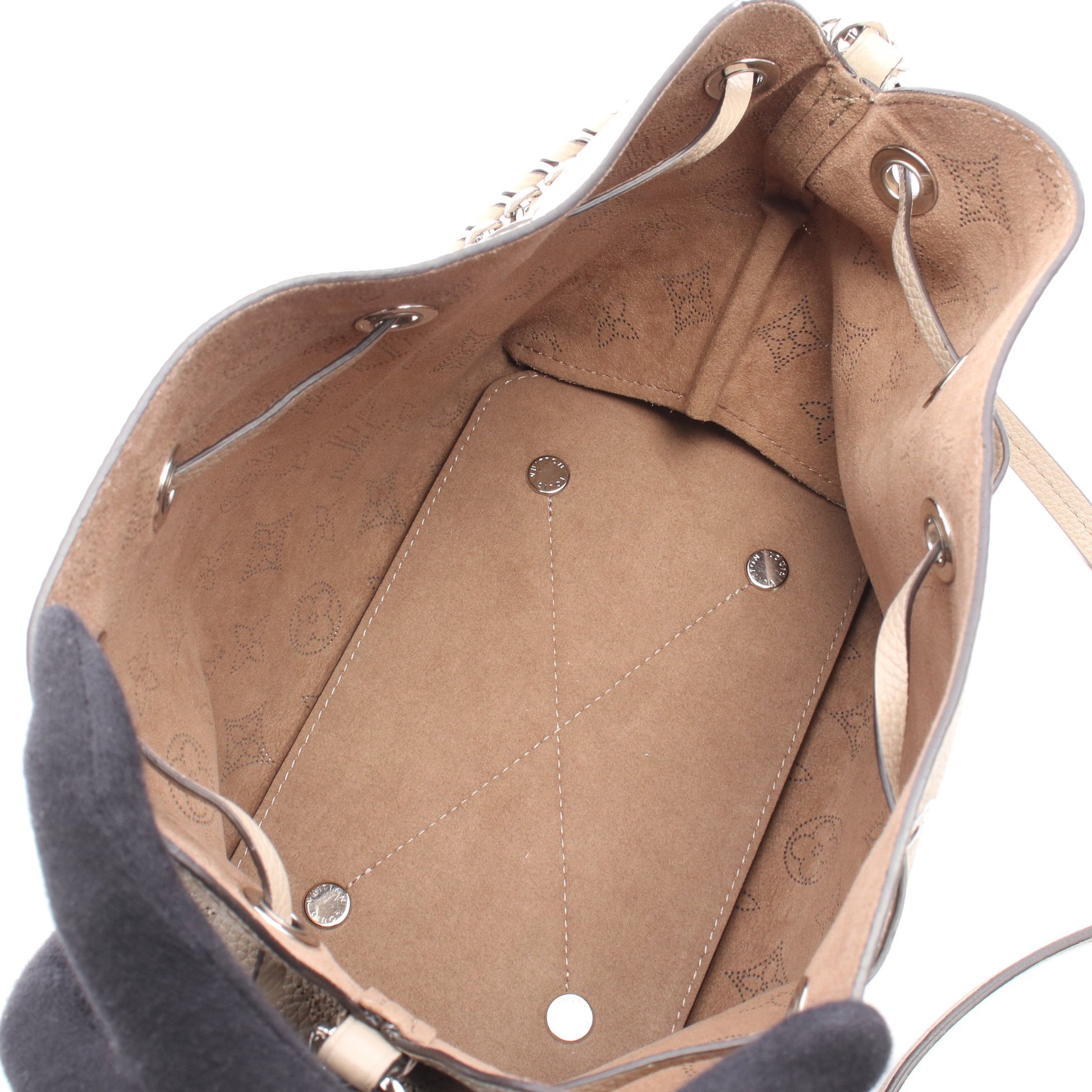 ベラ マヒナ ガレ チェーンハンドバッグ レザー グレーベージュ 2WAY ルイヴィトン バッグ LOUIS VUITTON