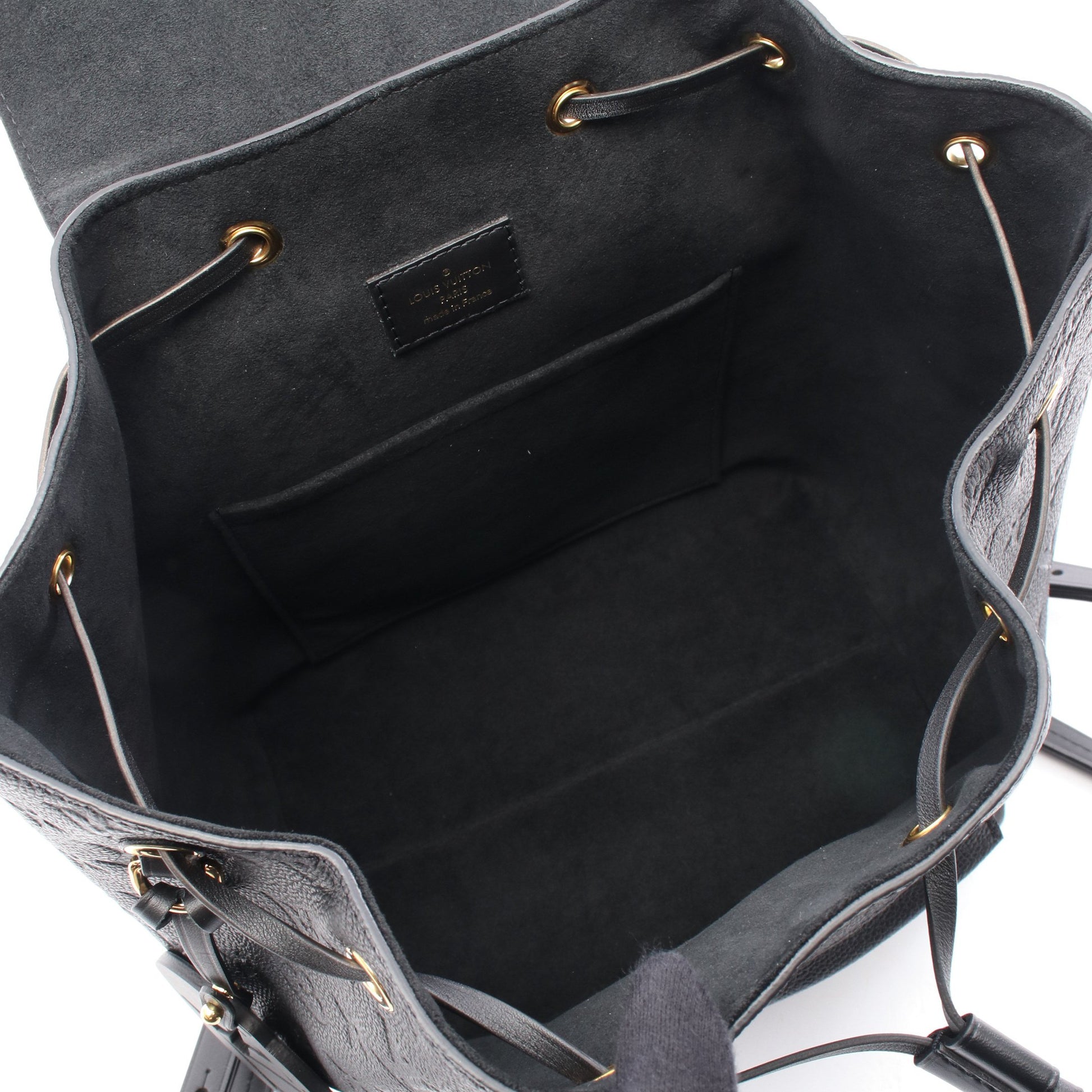 モンスリPM モノグラムアンプラント ノワール バックパック リュックサック レザー ブラック ルイヴィトン バッグ LOUIS VUITTON