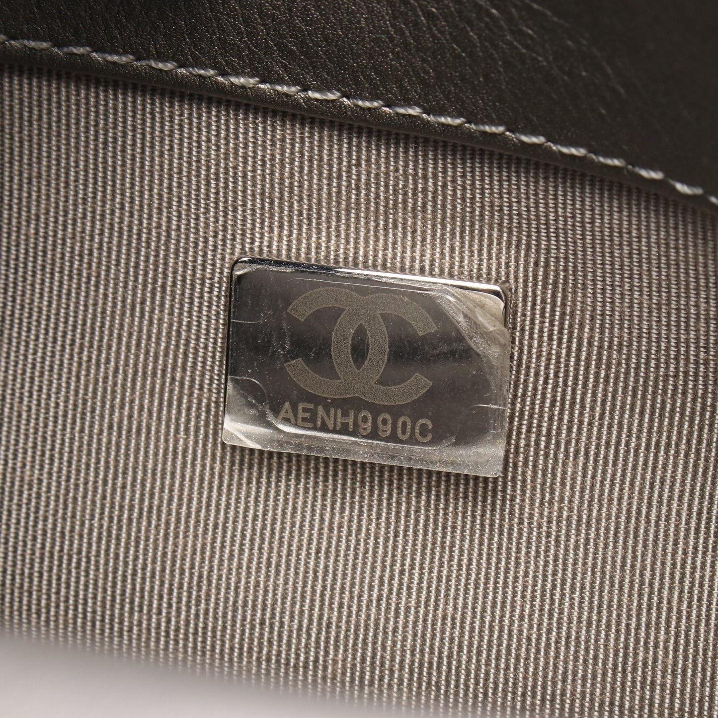 チェーンショルダーバッグ レザー シャンパンゴールド シルバー金具 シャネル バッグ CHANEL