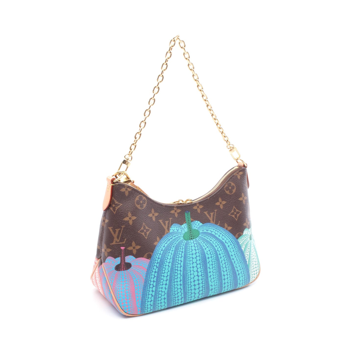 LV × YK ブローニュNM チェーンハンドバッグ PVC レザー ブラウン 2WAY ルイヴィトン バッグ LOUIS VUITTON