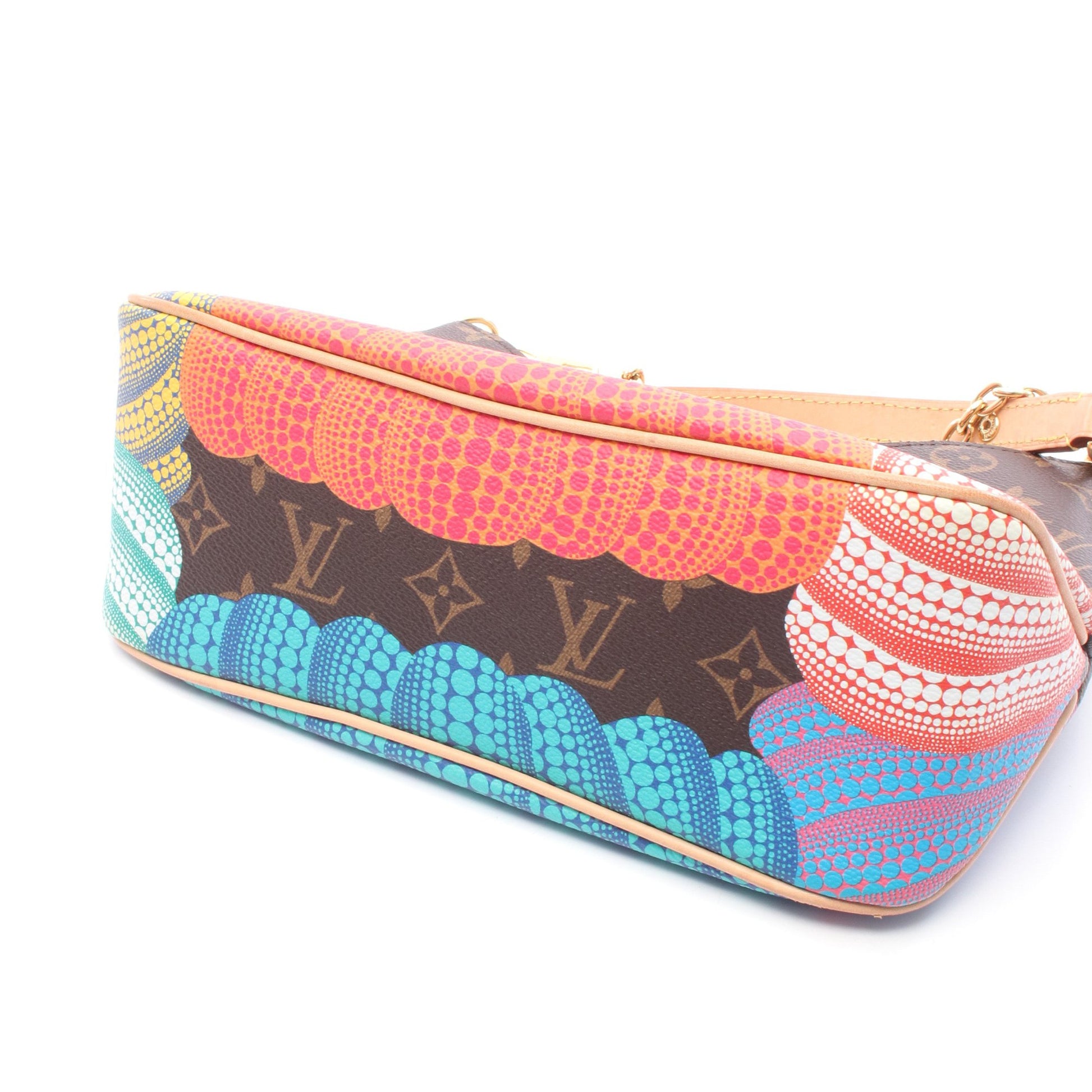 LV × YK ブローニュNM チェーンハンドバッグ PVC レザー ブラウン 2WAY ルイヴィトン バッグ LOUIS VUITTON
