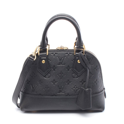 ネオアルマ BB モノグラムアンプラント ノワール ハンドバッグ レザー ブラック 2WAY ルイヴィトン バッグ LOUIS VUITTON