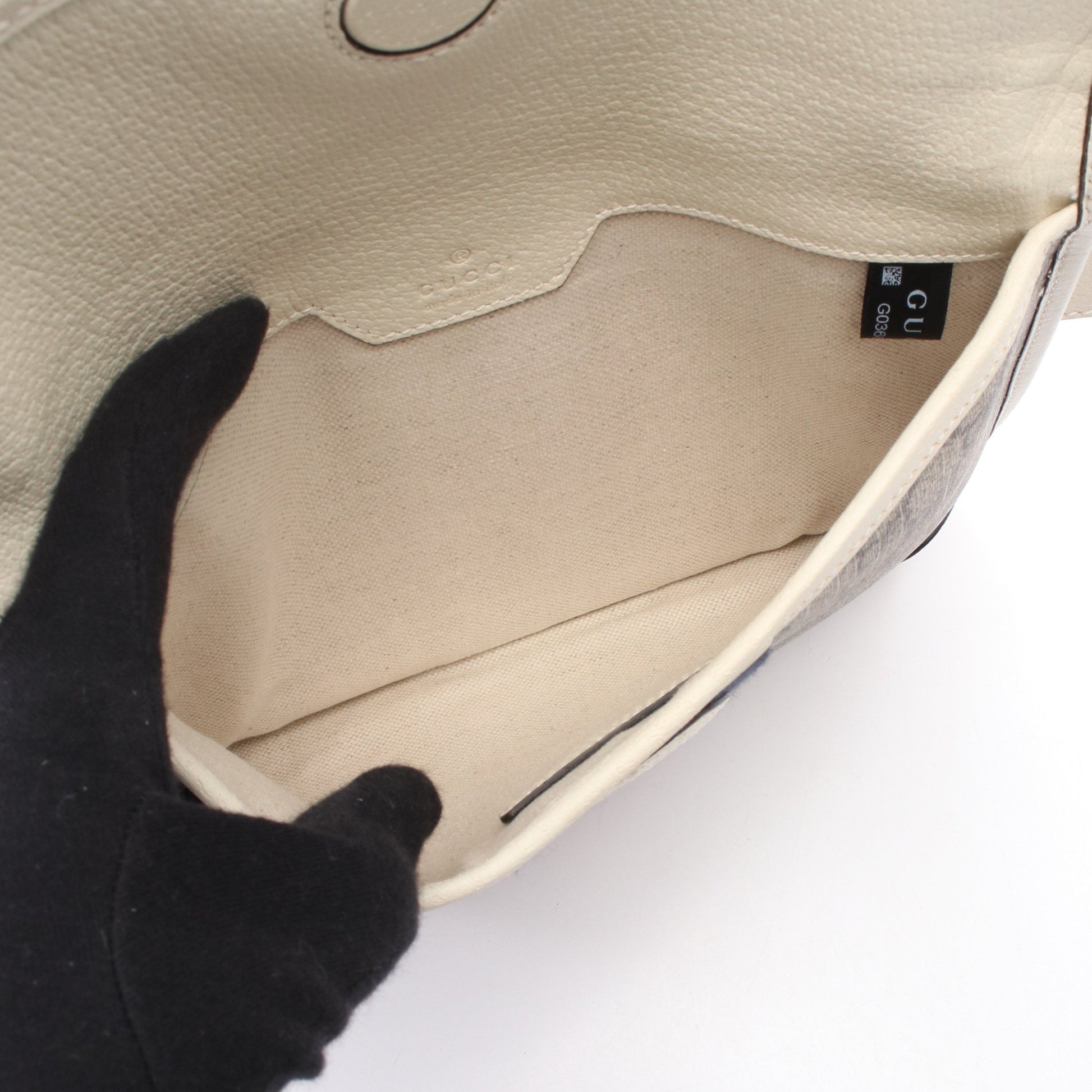 GGスプリーム オフィディア ベルトバッグ ボディバッグ ウエストバッグ PVC レザー ベージュ アイボリー マルチカラー グッチ バッグ GUCCI