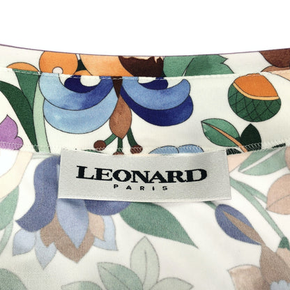 ワンピース ワンピース ナイロン ホワイト レオナール ワンピース LEONARD
