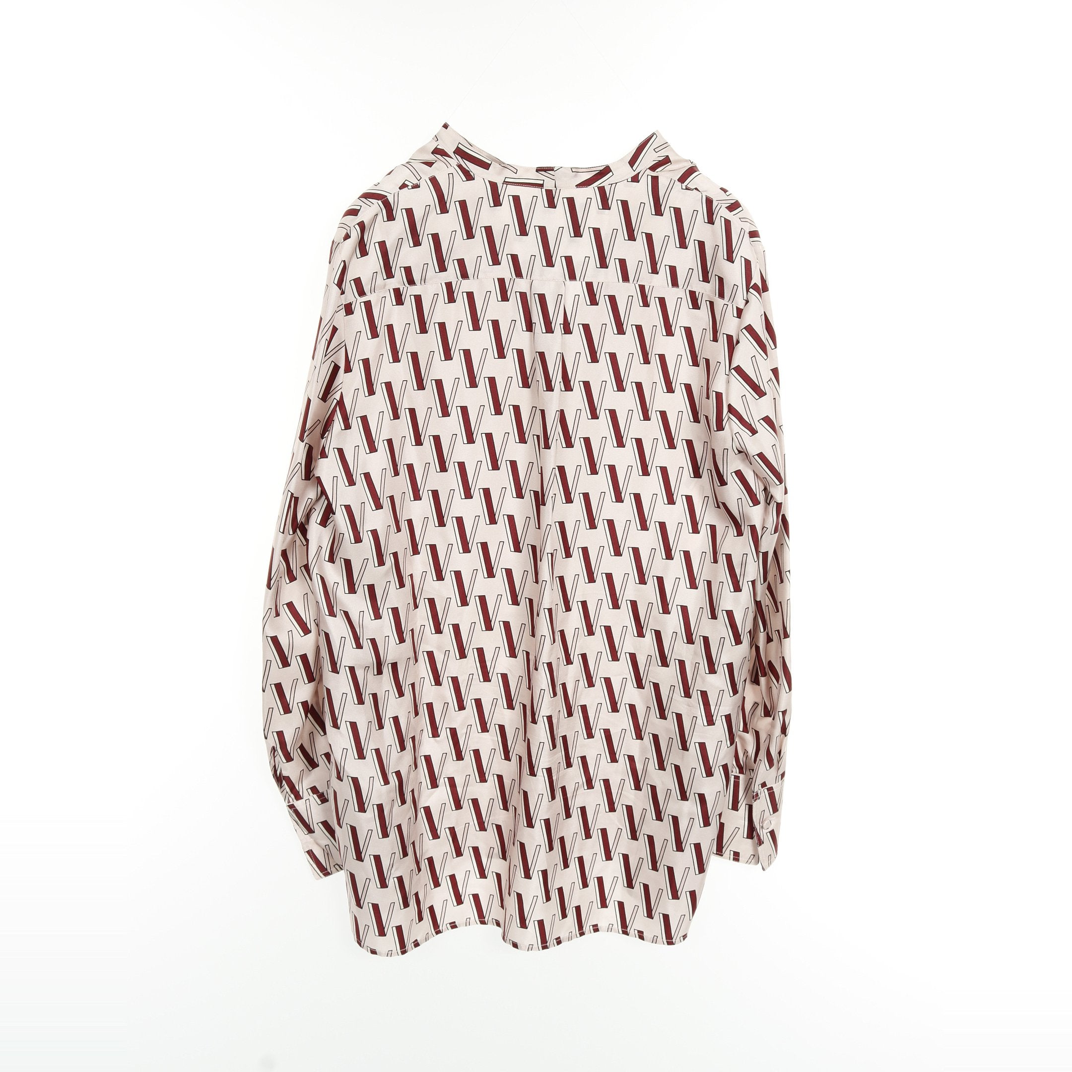 ヴァレンティノ　シルクブラウス　36 シルク ブラウス VALENTINO Neck High size36 VALENTINO