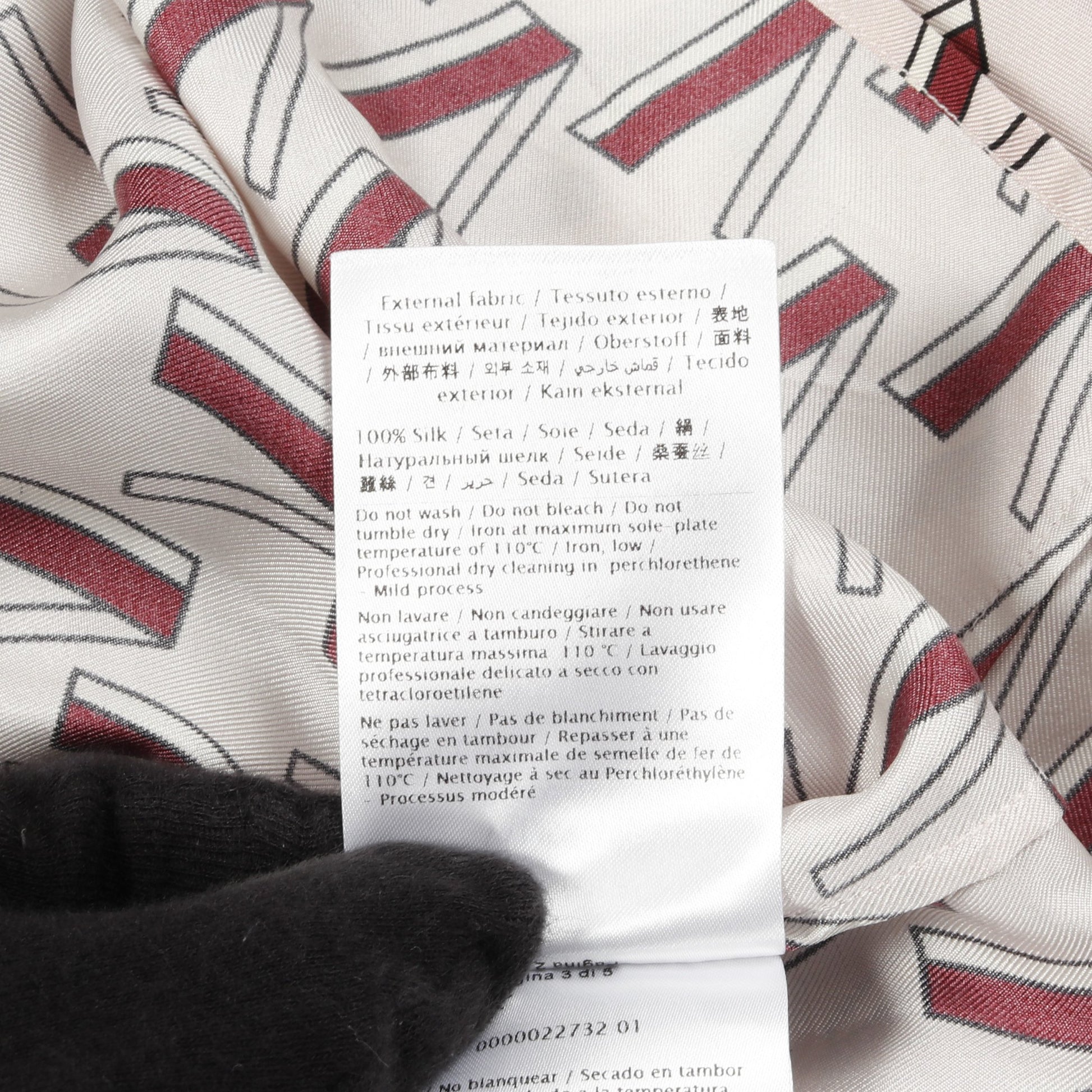 Vロゴプリント ブラウス ボウタイ シルク ライトピンク ボルドー ヴァレンティノ トップス VALENTINO