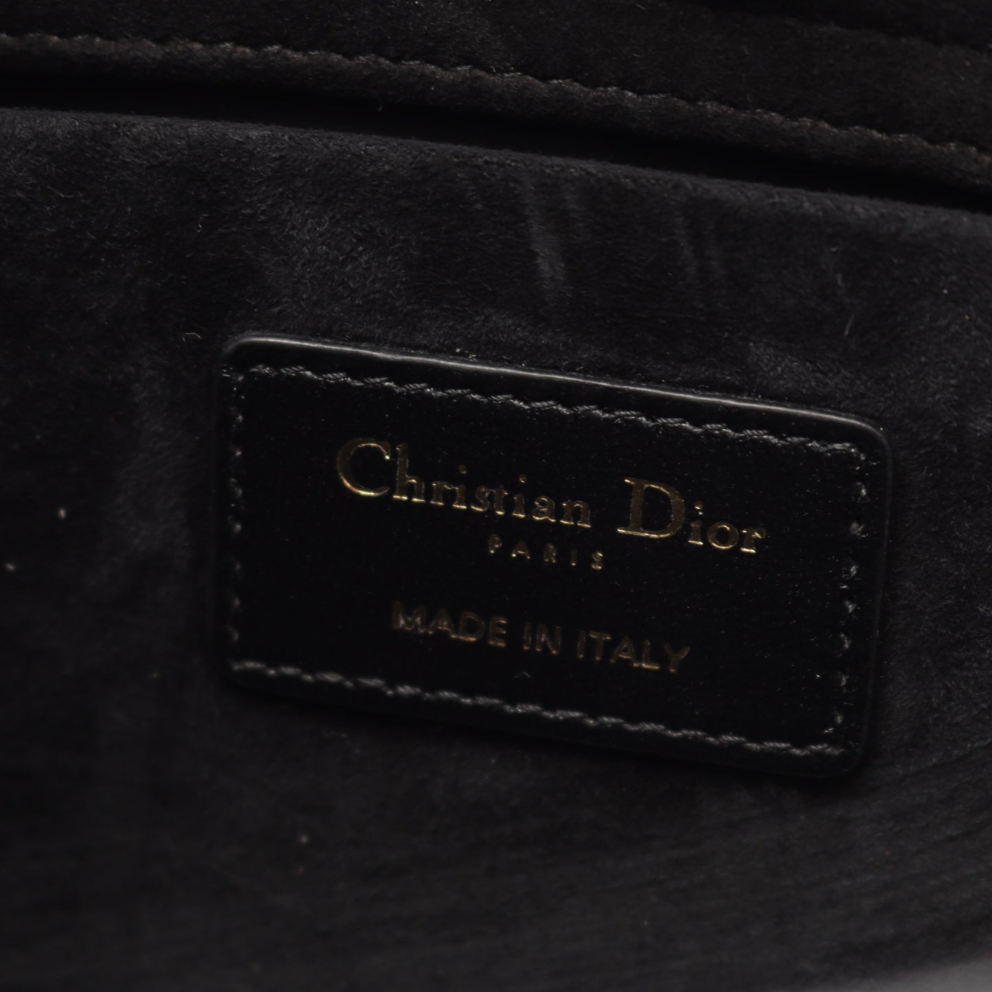 Lady D-Joy ミディアム カナージュ ハンドバッグ レザー ブラック 2WAY クリスチャンディオール バッグ Christian Dior