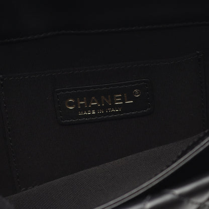 マトラッセ クラッチバッグ ラムスキン ブラック ゴールド金具 シャネル バッグ CHANEL
