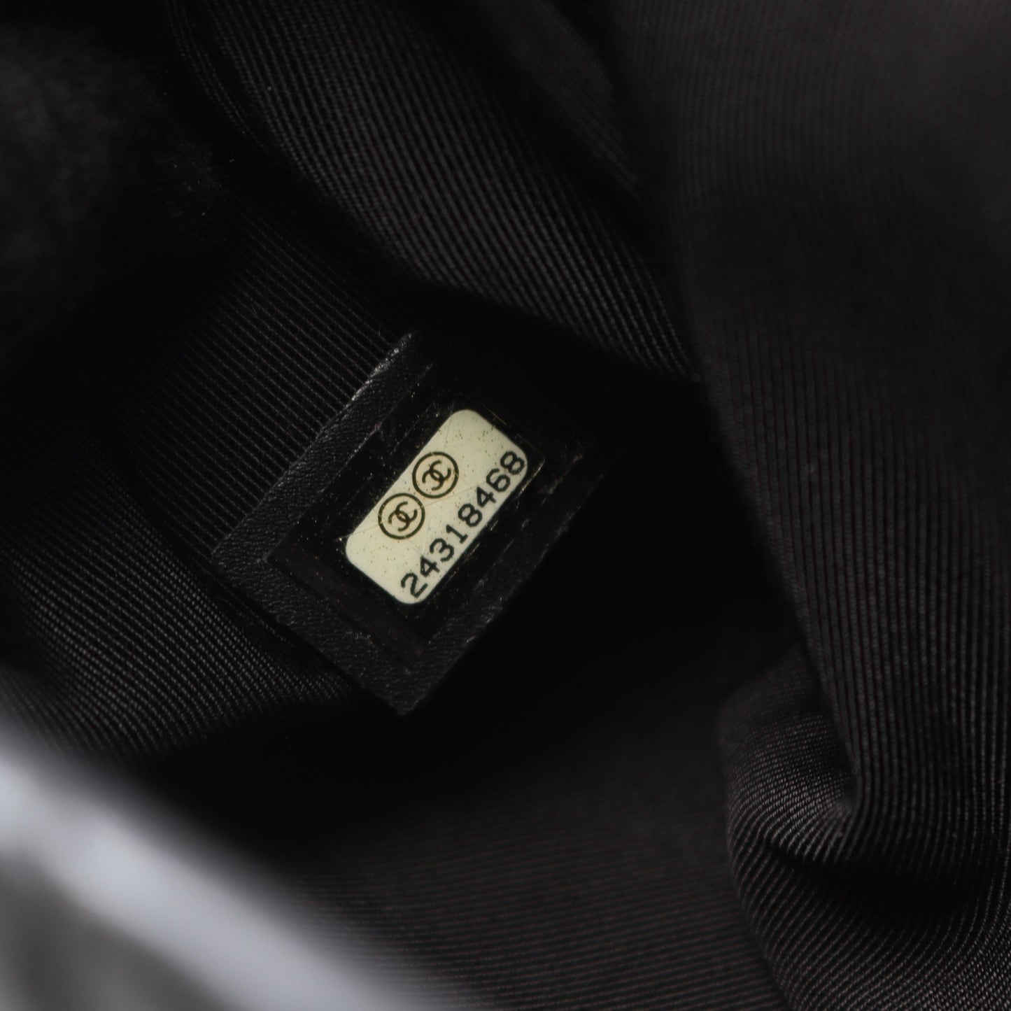 マトラッセ クラッチバッグ ラムスキン ブラック ゴールド金具 シャネル バッグ CHANEL