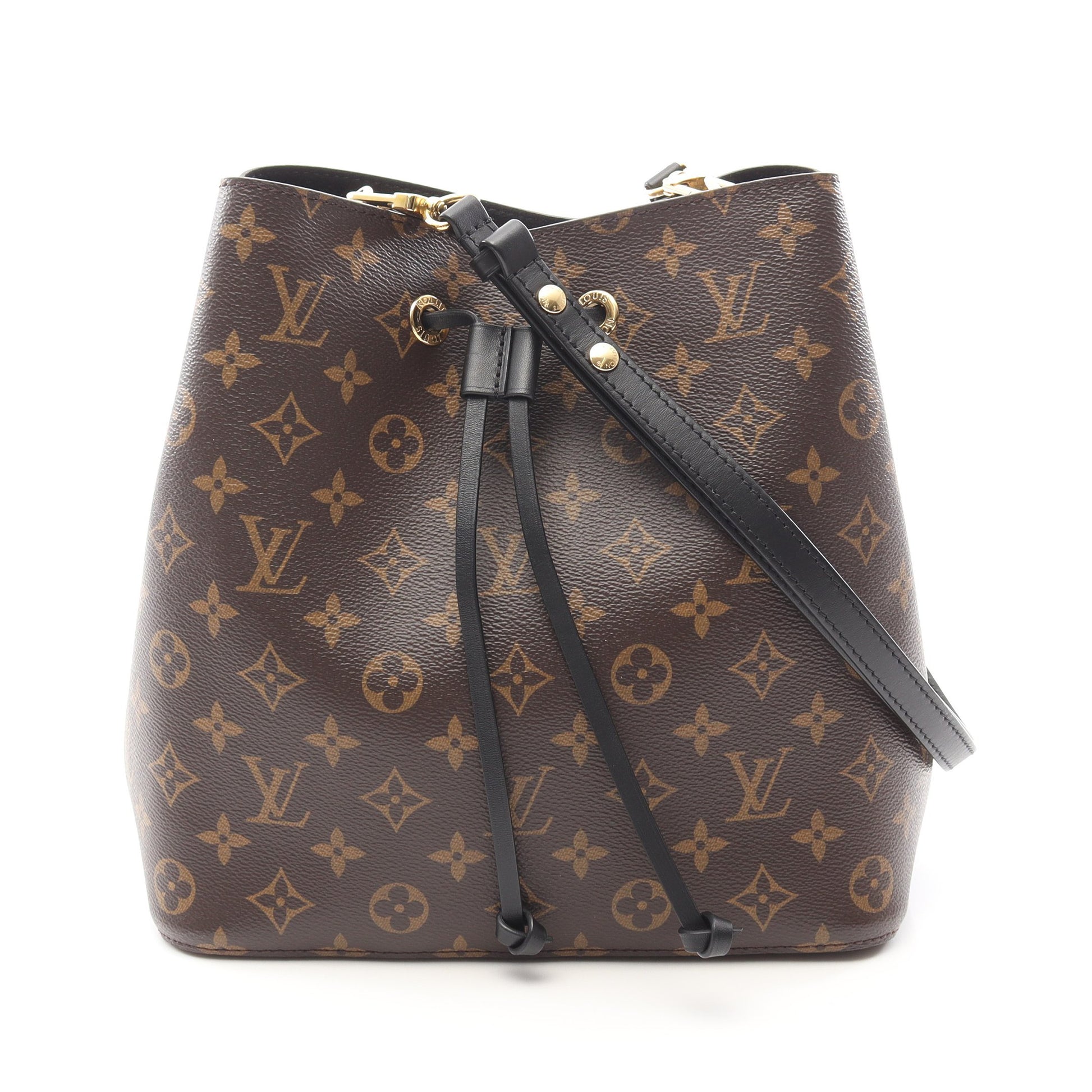 ネオノエ モノグラム ノワール ショルダーバッグ PVC レザー ブラウン ブラック ルイヴィトン バッグ LOUIS VUITTON