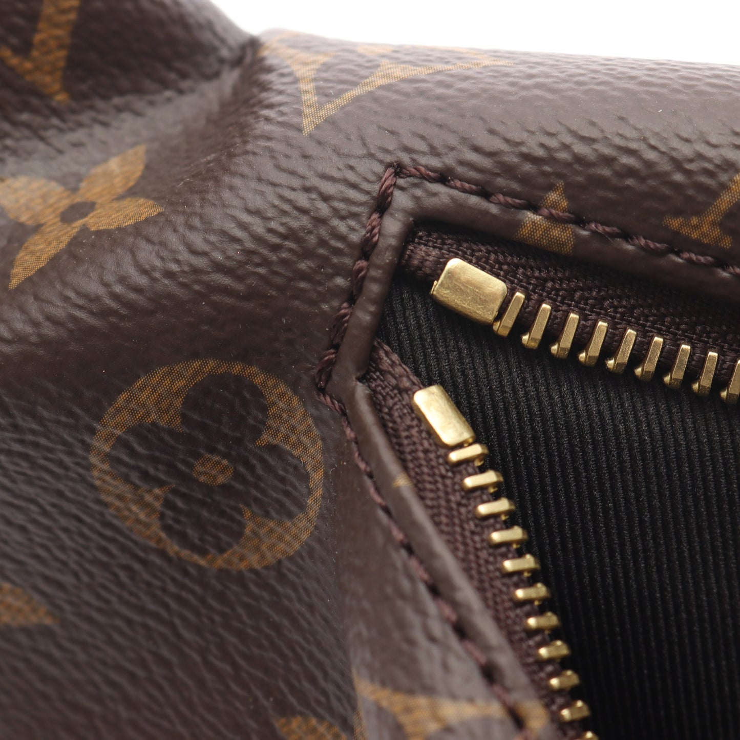 バムバッグ モノグラム ボディバッグ ウエストバッグ PVC レザー ブラウン ルイヴィトン バッグ LOUIS VUITTON