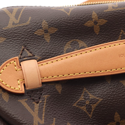 バムバッグ モノグラム ボディバッグ ウエストバッグ PVC レザー ブラウン ルイヴィトン バッグ LOUIS VUITTON