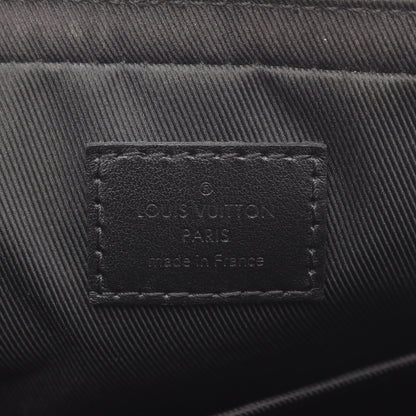トリオ メッセンジャー モノグラム エクリプス ショルダーバッグ PVC レザー ブラック グレー ルイヴィトン バッグ LOUIS VUITTON