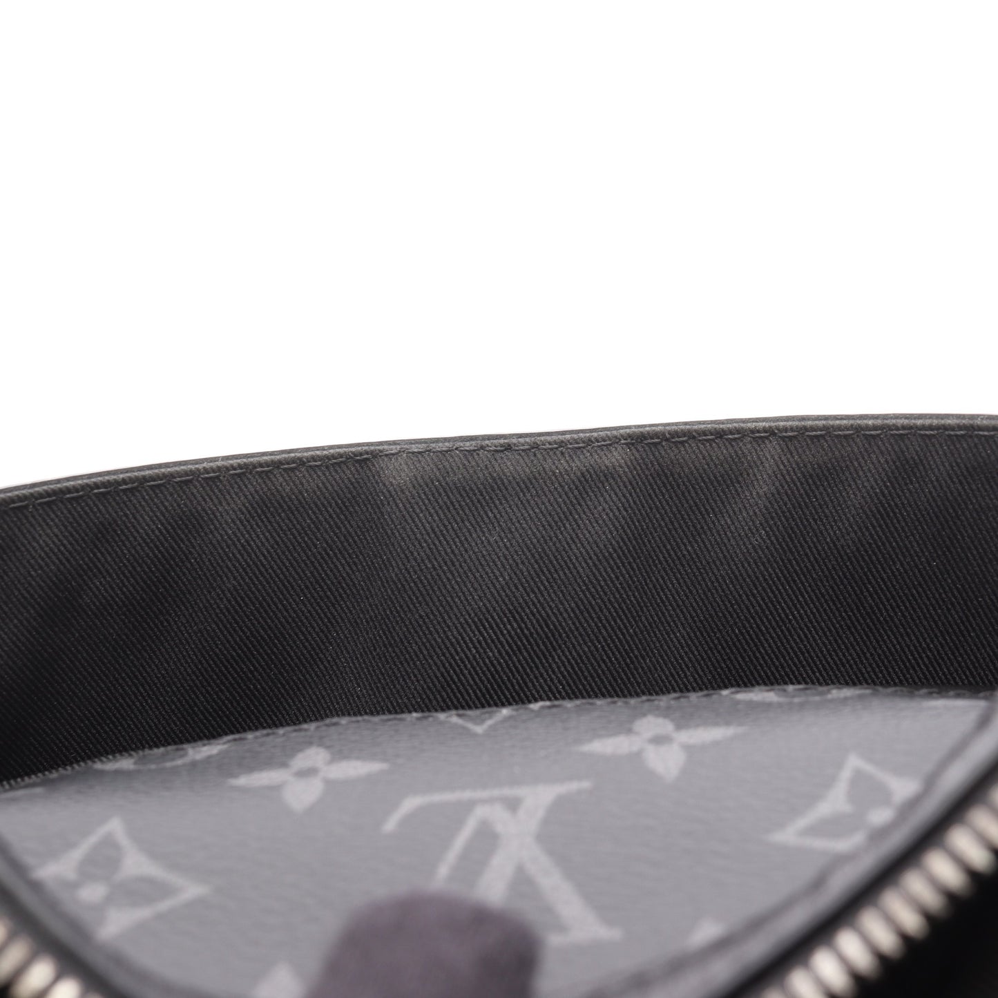 トリオ メッセンジャー モノグラム エクリプス ショルダーバッグ PVC レザー ブラック グレー ルイヴィトン バッグ LOUIS VUITTON