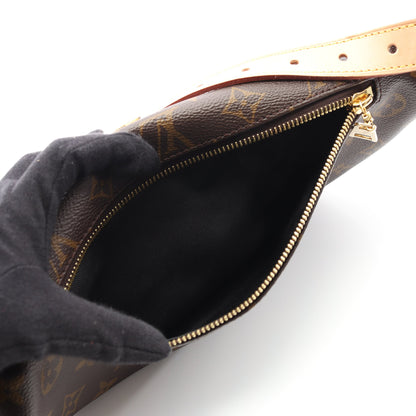 バムバッグ モノグラム ボディバッグ ウエストバッグ PVC レザー ブラウン ルイヴィトン バッグ LOUIS VUITTON