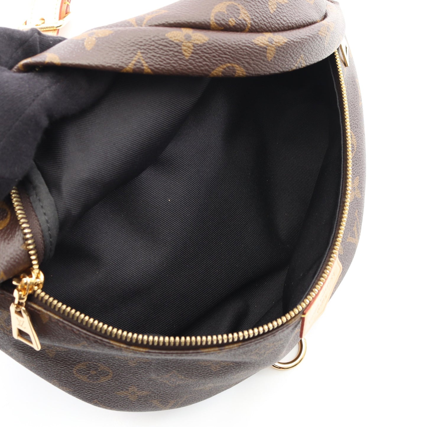バムバッグ モノグラム ボディバッグ ウエストバッグ PVC レザー ブラウン ルイヴィトン バッグ LOUIS VUITTON