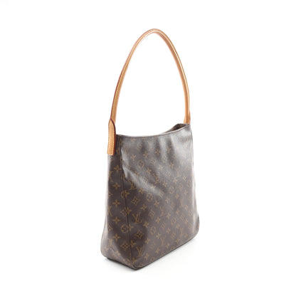 ルーピングGM モノグラム ショルダーバッグ PVC レザー ブラウン ルイヴィトン バッグ LOUIS VUITTON
