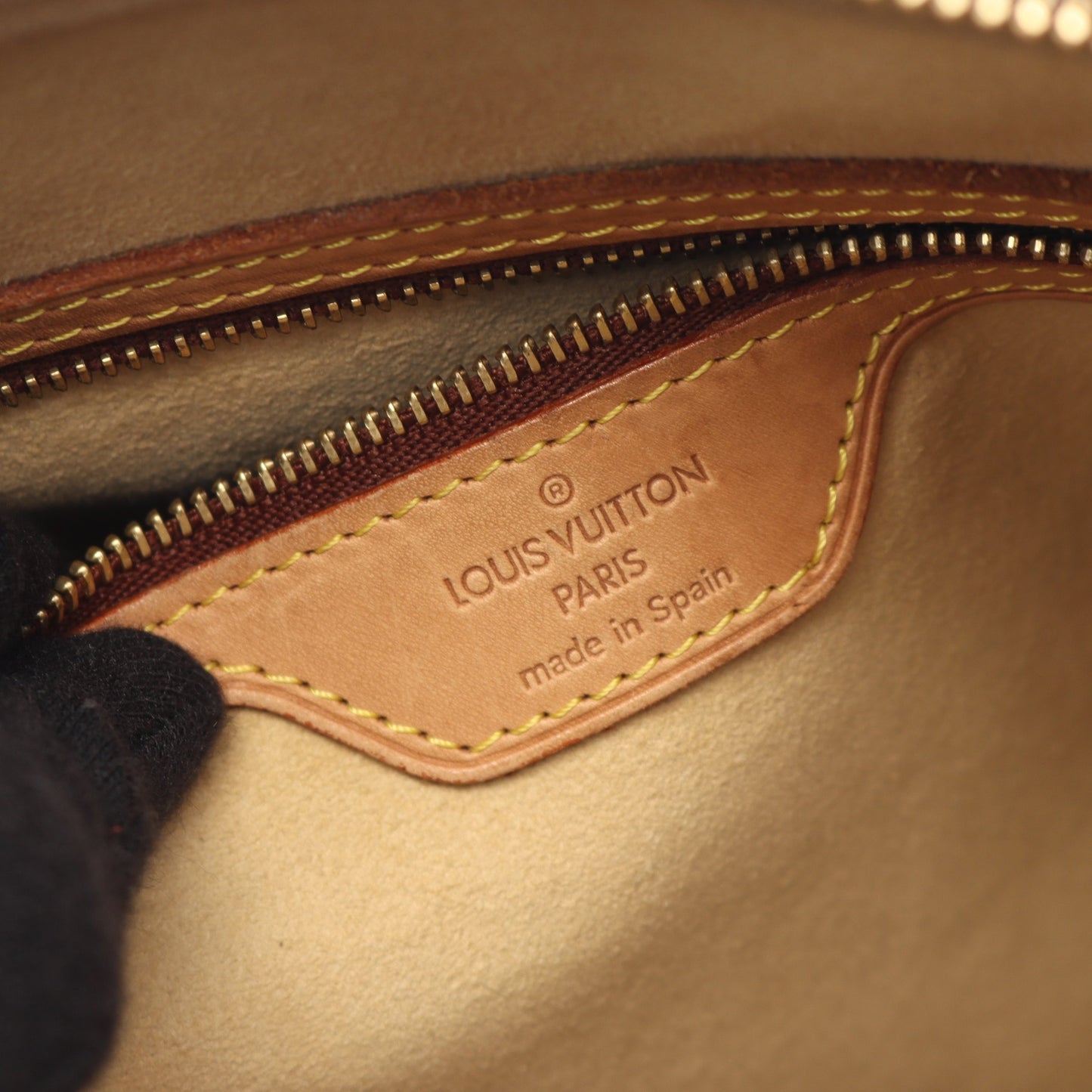 ルーピングGM モノグラム ショルダーバッグ PVC レザー ブラウン ルイヴィトン バッグ LOUIS VUITTON